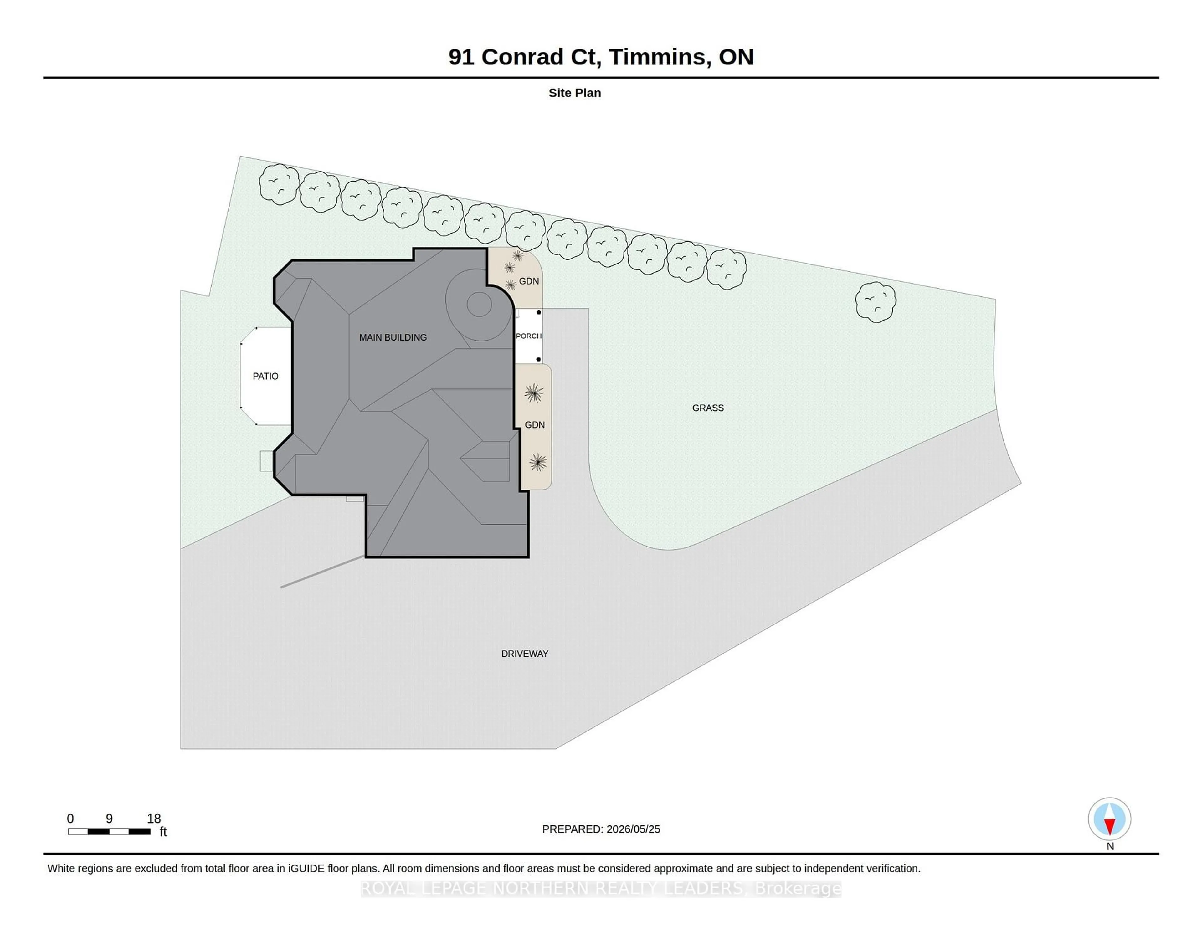 Floor plan for 91 Conrad Crt, Timmins Ontario P4N 8S5