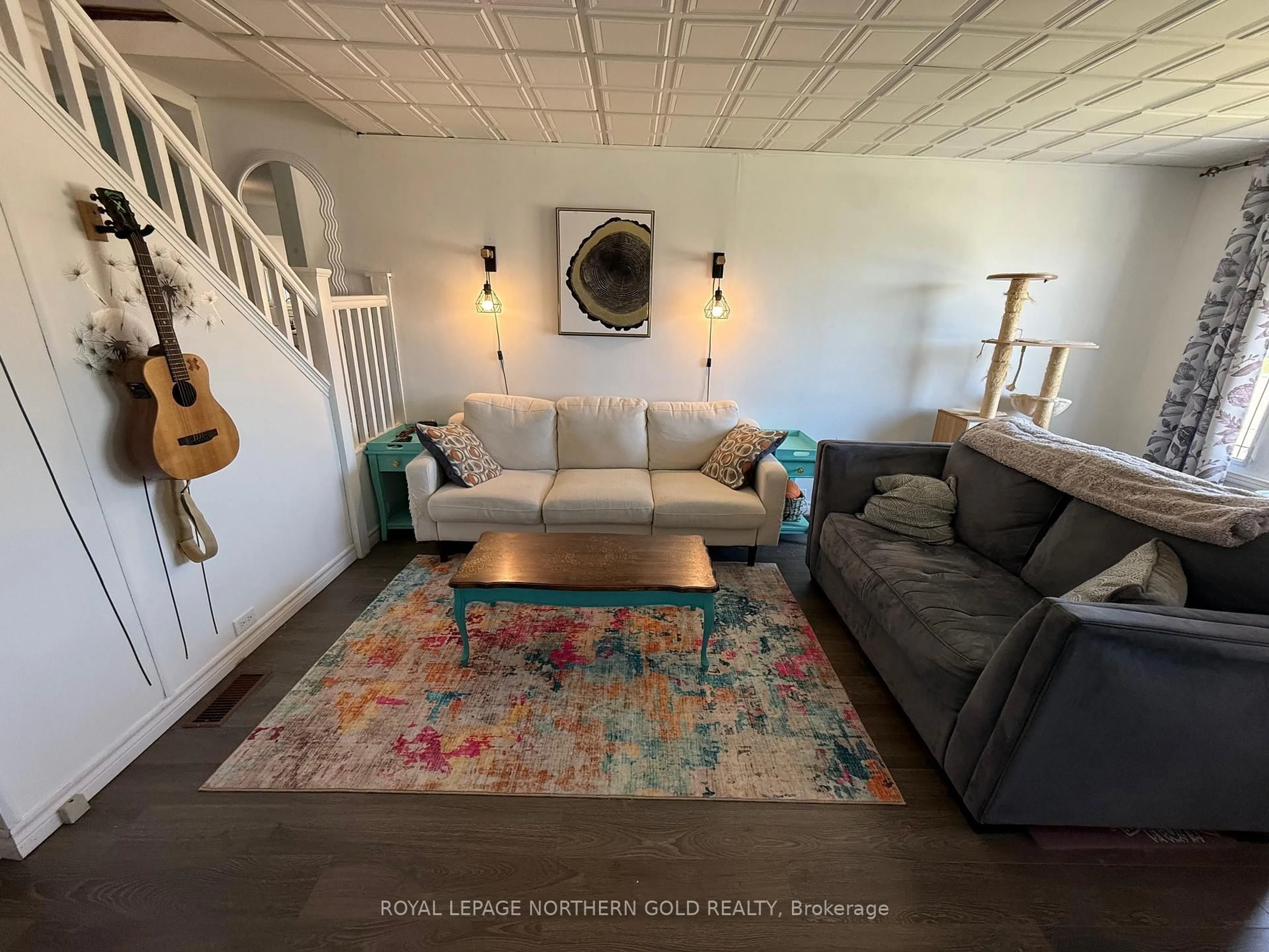 Living room with furniture, unknown for 134 CARTER Ave, Kirkland Lake Ontario P2N 1Z6