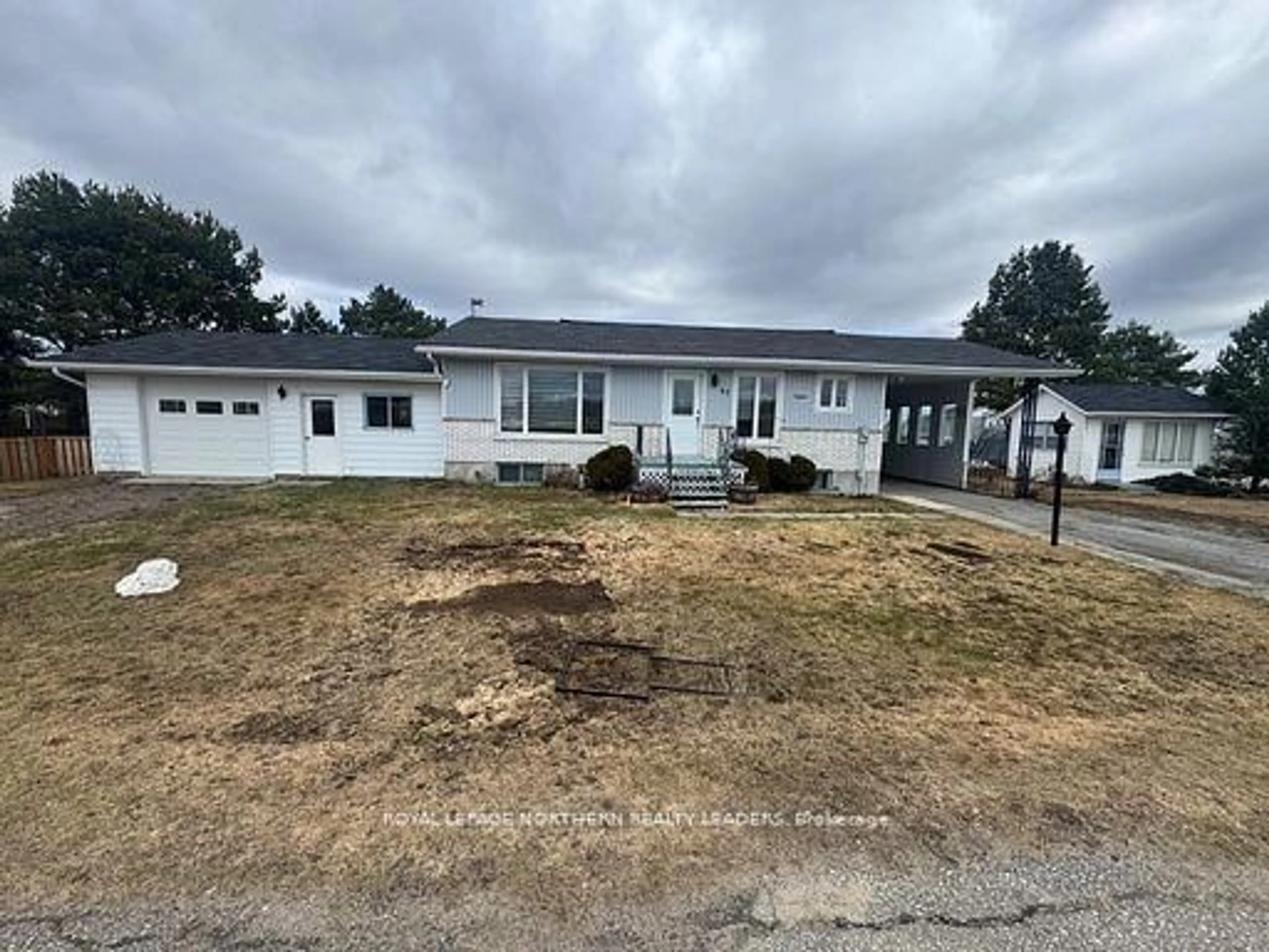 A pic from outside/outdoor area/front of a property/back of a property/a pic from drone, building for 47 Doyon St Fauquier, Kapuskasing Ontario P0L 1G0