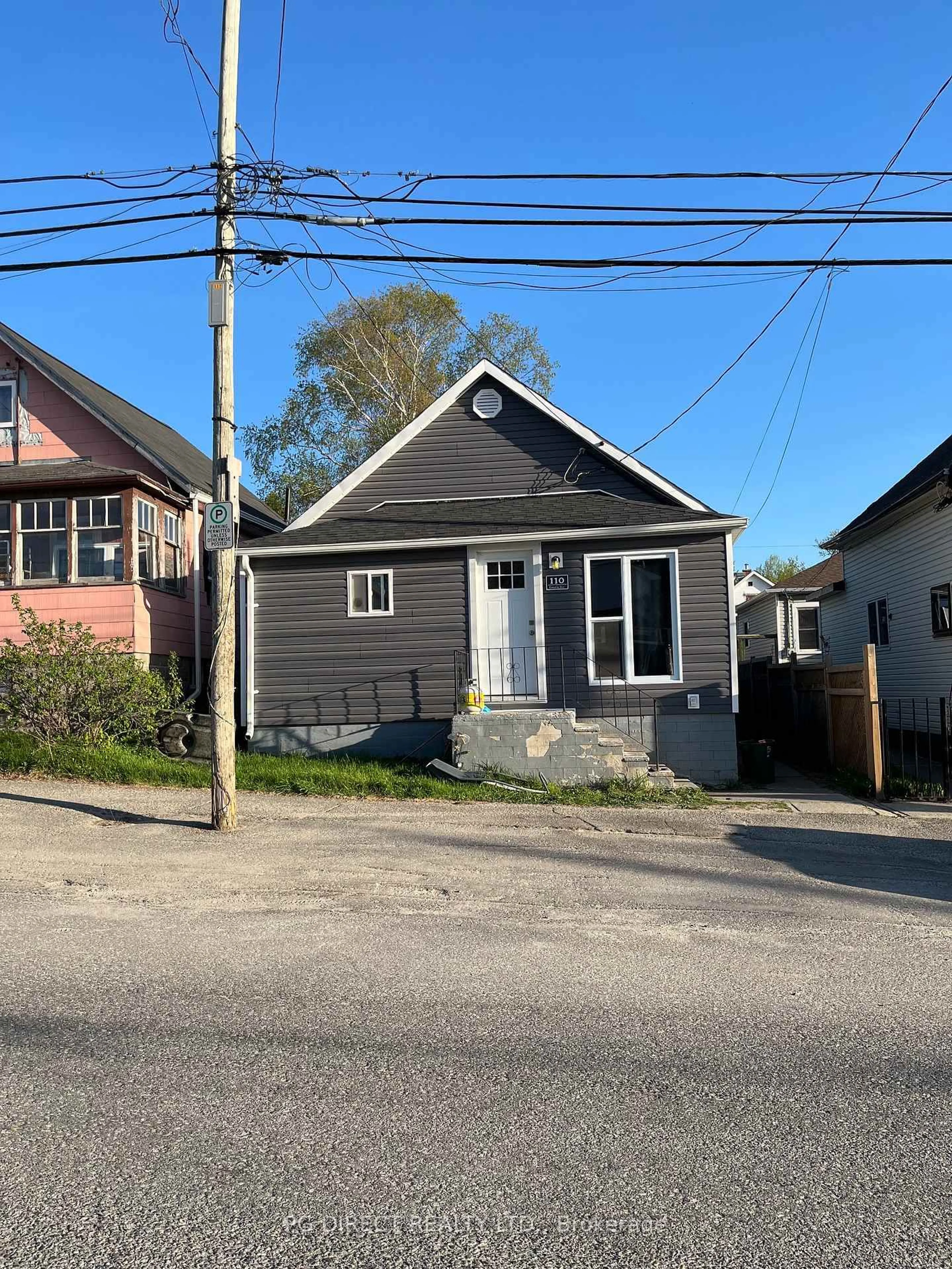 Home with vinyl exterior material, street for 110 Croatia Ave #A, B, Timmins Ontario P0N 1G0