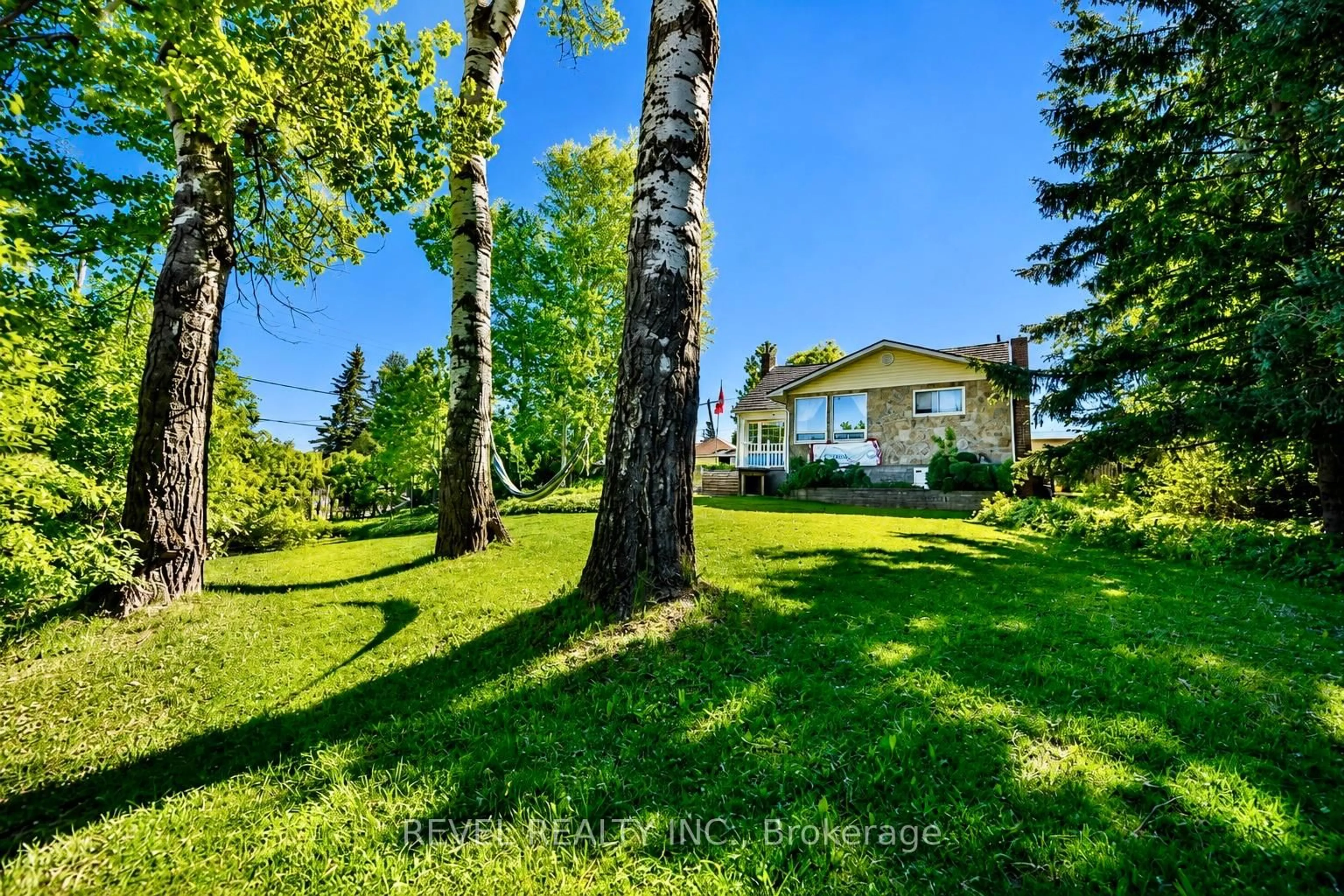 A pic from outside/outdoor area/front of a property/back of a property/a pic from drone, forest/trees view for 203 Dixon St, Timmins Ontario P0N 1C0
