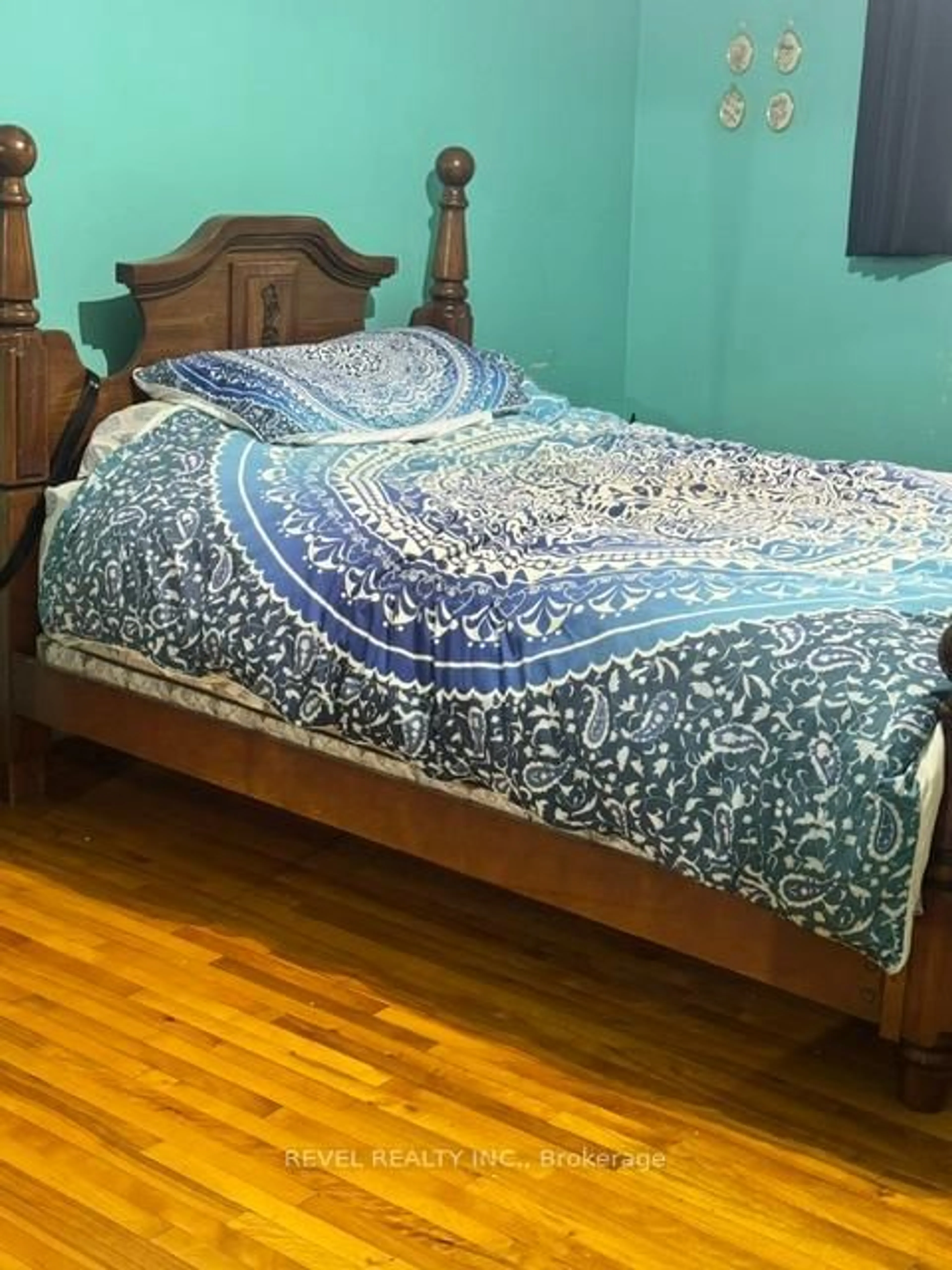 Bedroom with bed, unknown for 21 Avenue Rd, Timmins Ontario P4N 5C8