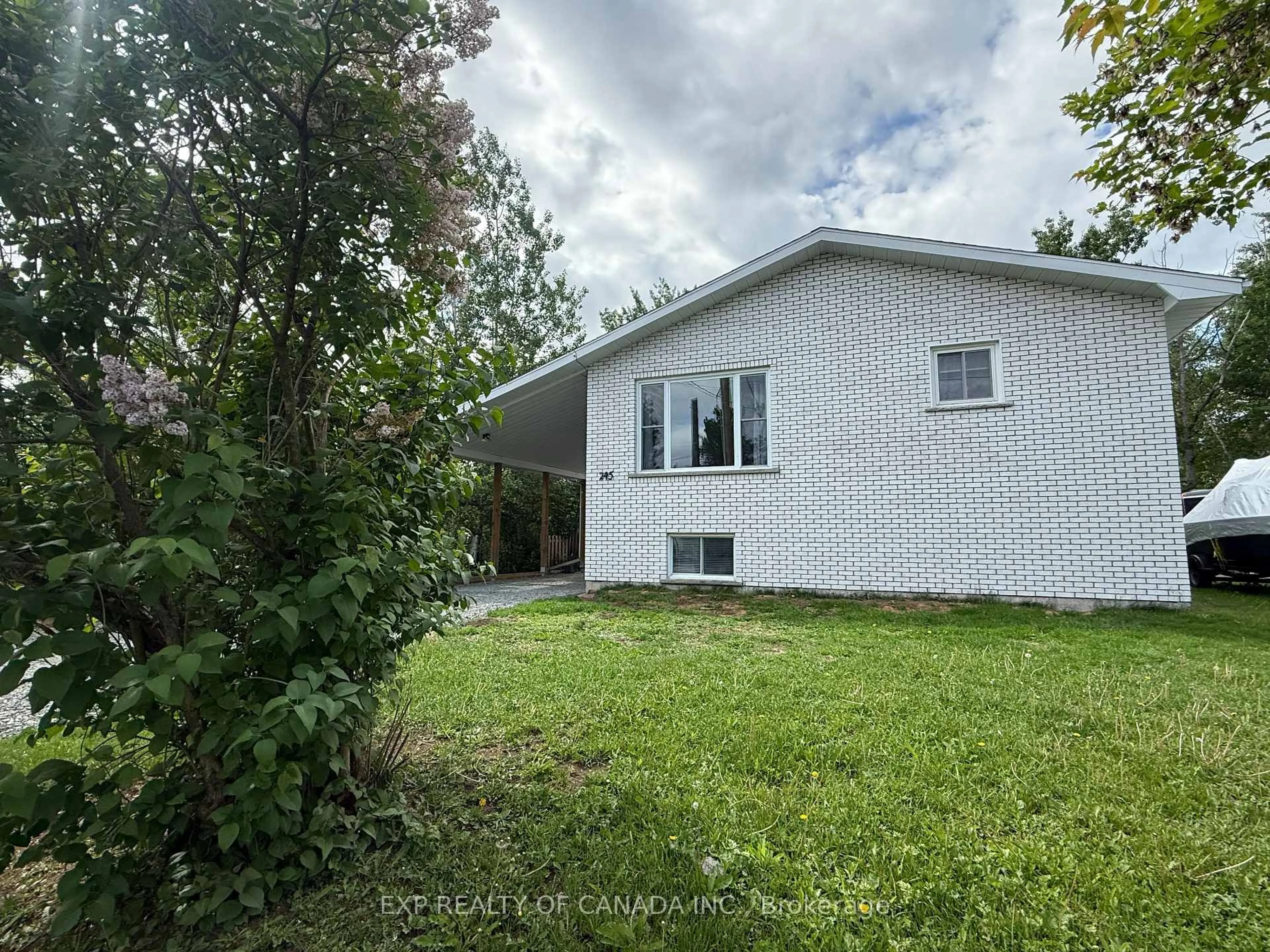 A pic from outside/outdoor area/front of a property/back of a property/a pic from drone, unknown for 245 Polaris Rd, Timmins Ontario P4N 8A7