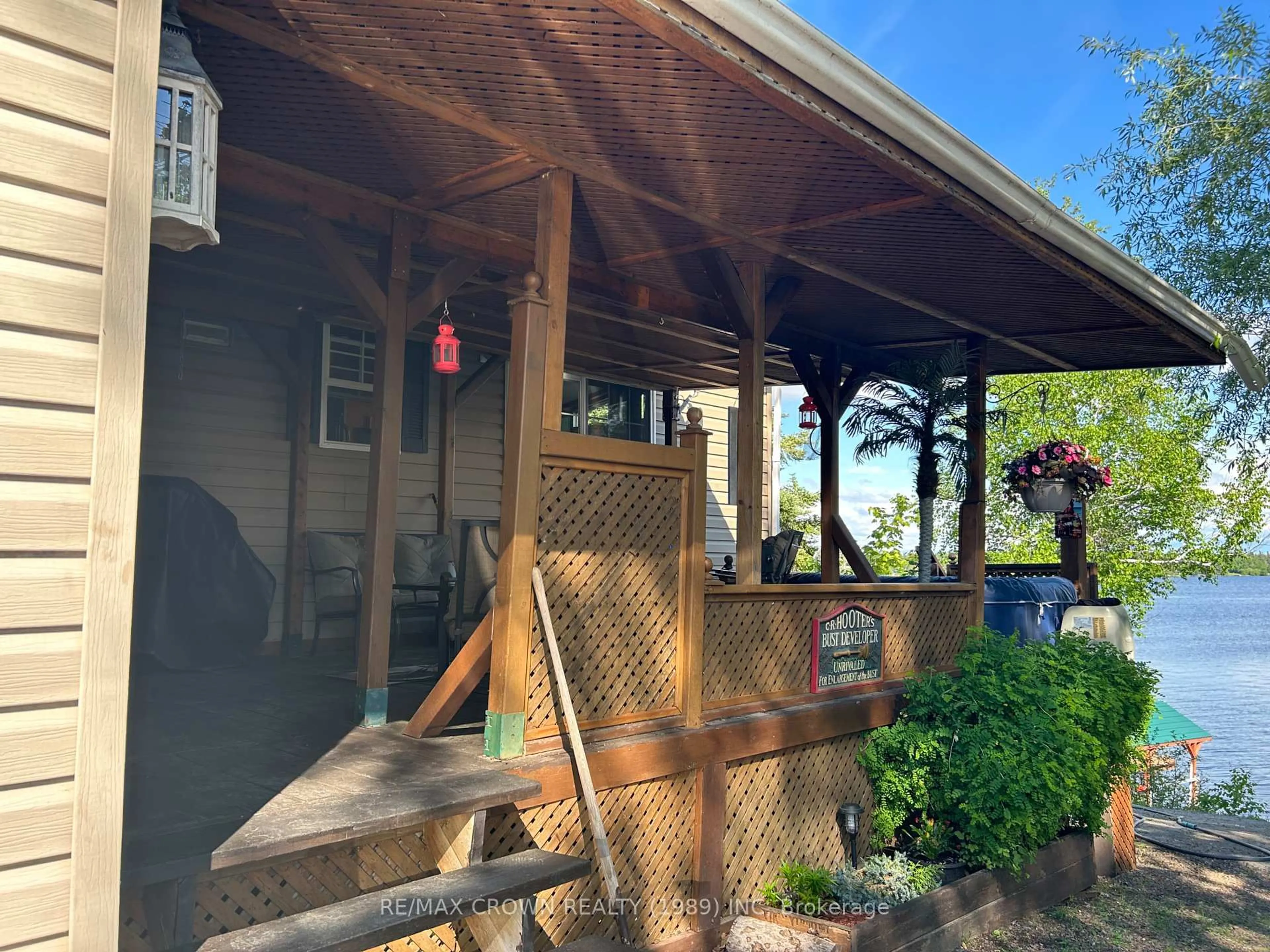 Patio, street for 219 Lefebvre Peninsula, Remi Lake, Moonbeam Rd, Kapuskasing Ontario P0L 1V0