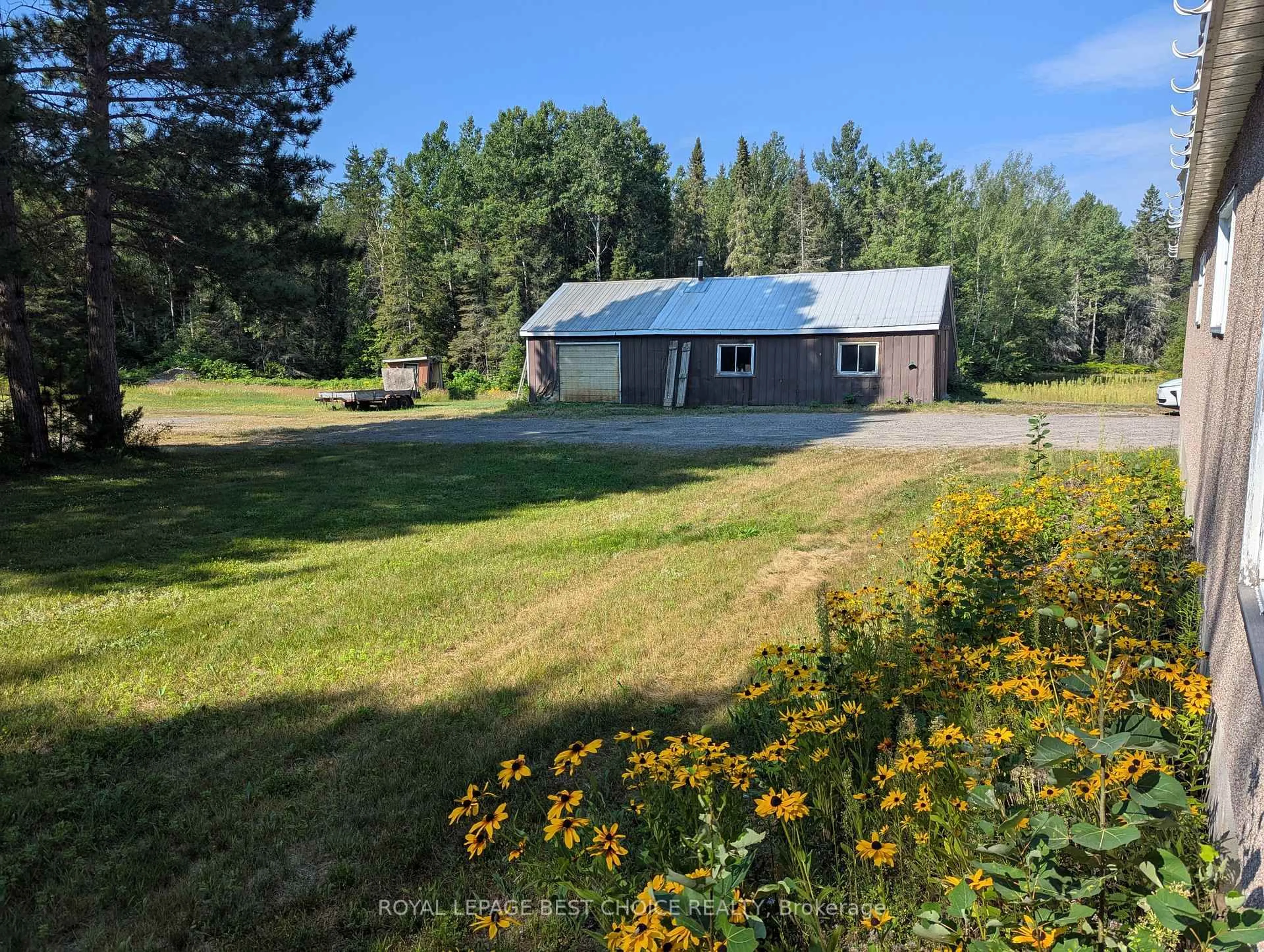 A pic from outside/outdoor area/front of a property/back of a property/a pic from drone, unknown for 918008-918012 Portage Bay Rd, Coleman Ontario P0J 1C0