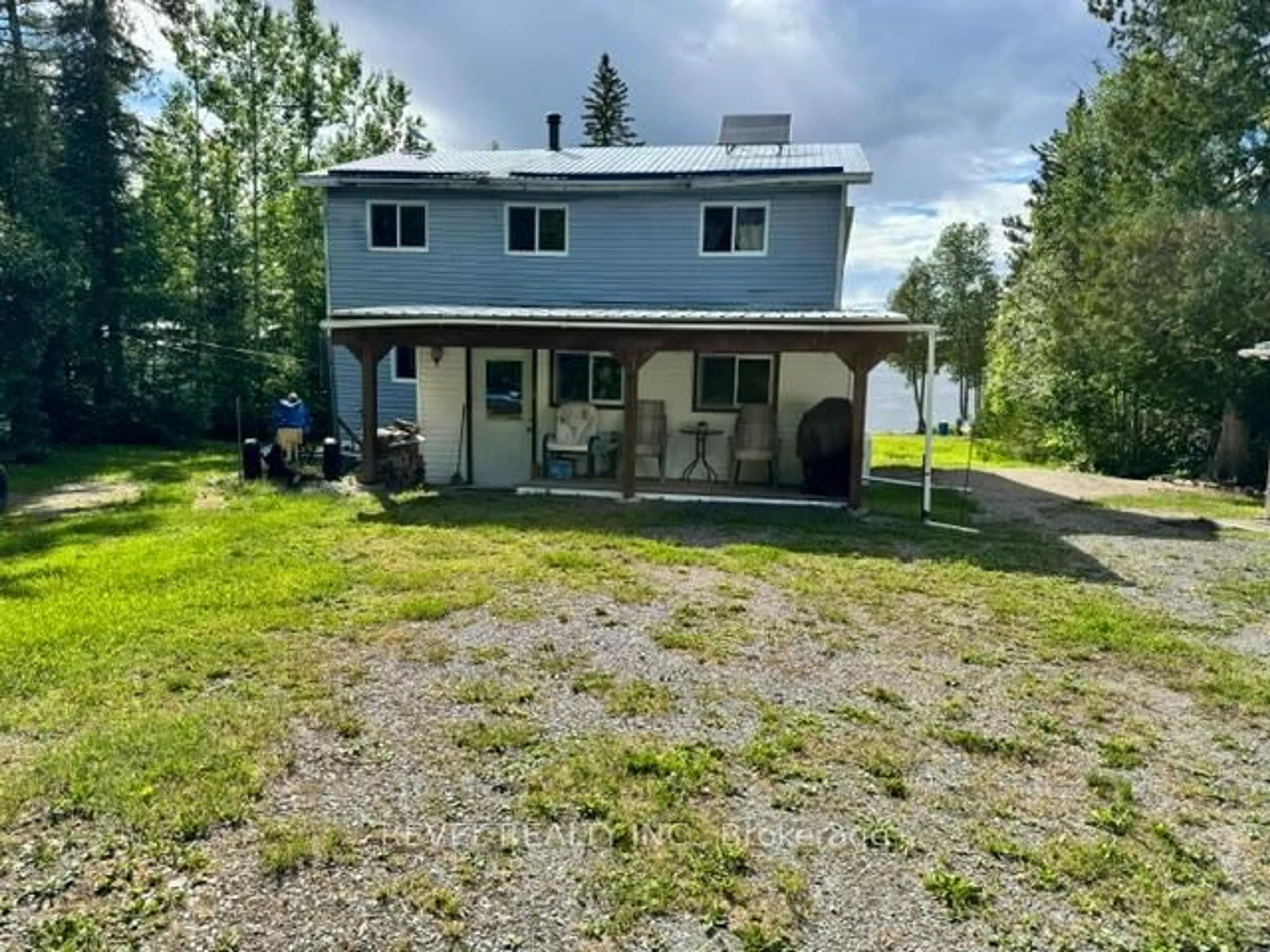 A pic from outside/outdoor area/front of a property/back of a property/a pic from drone, unknown for Lot 10 Horwood Lake Rd, Timmins Ontario P4N 7N2