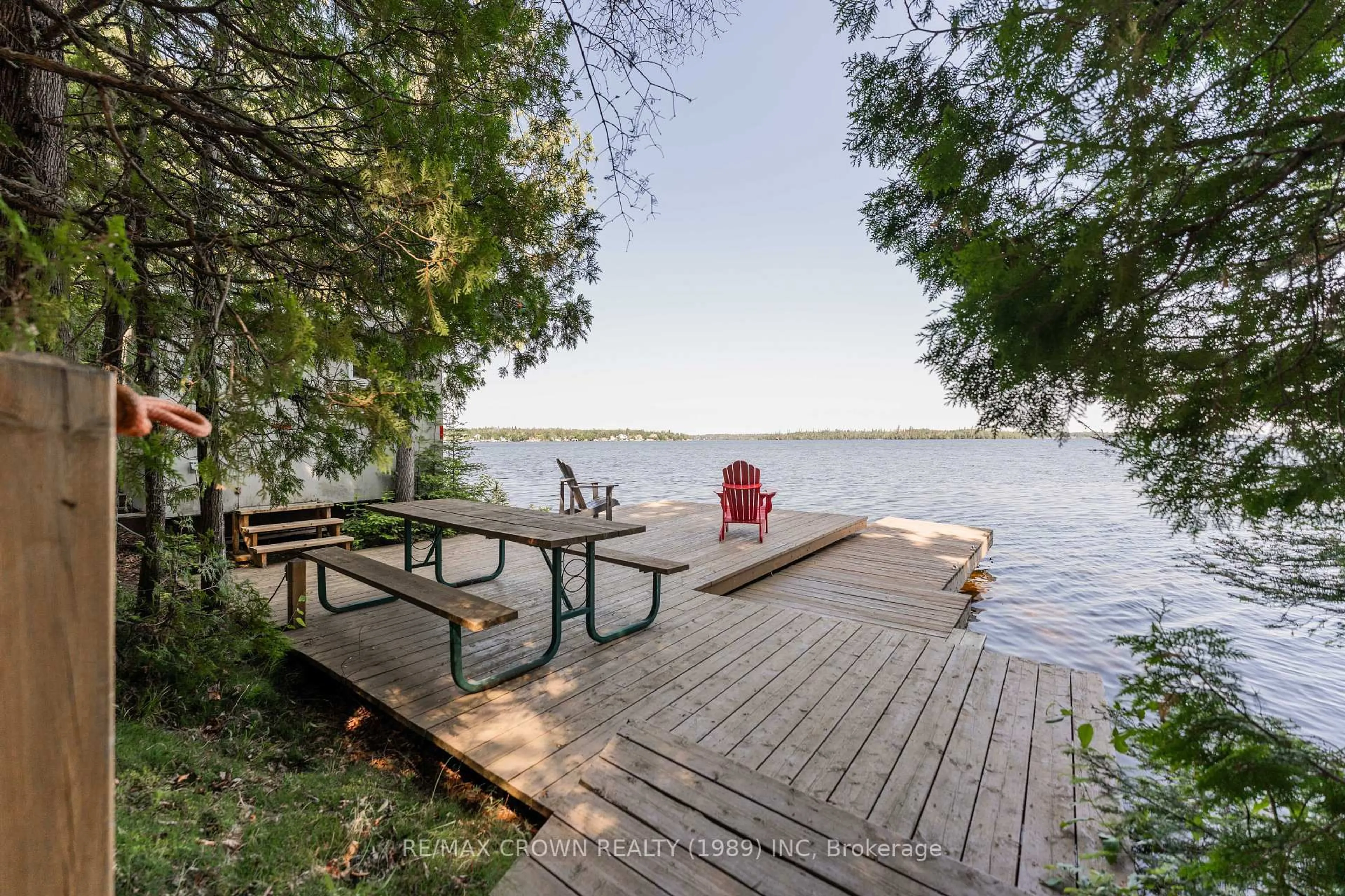 Patio, water/lake/river/ocean view for 33 Sailing Club Rd #Moonbeam, Kapuskasing Ontario P0L 1V0