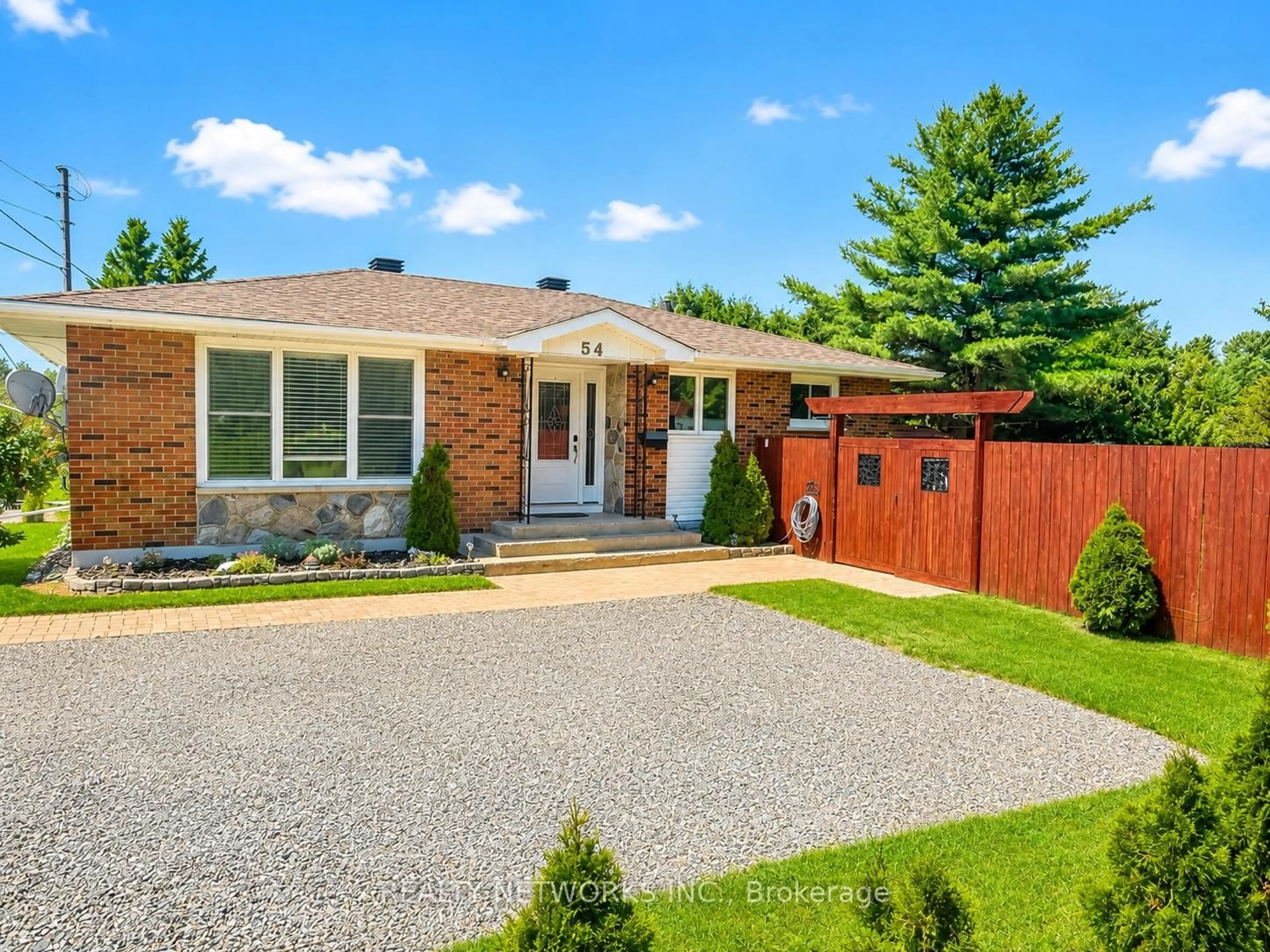 Home with brick exterior material, street for 54 Polaris Rd, Timmins Ontario P4N 4L2