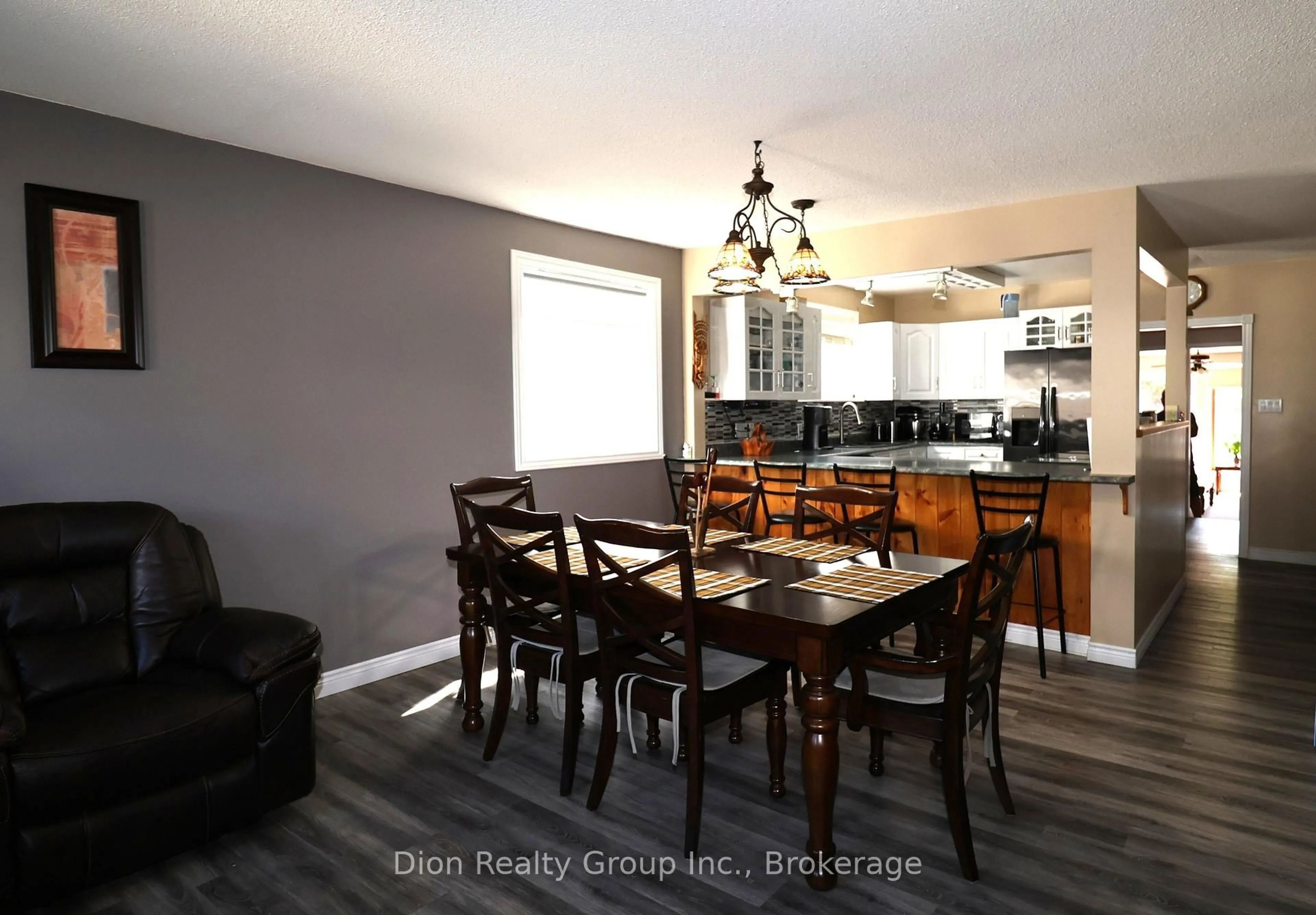 Dining room, wood/laminate floor for 765 Government Rd, Kirkland Lake Ontario P0K 1A0