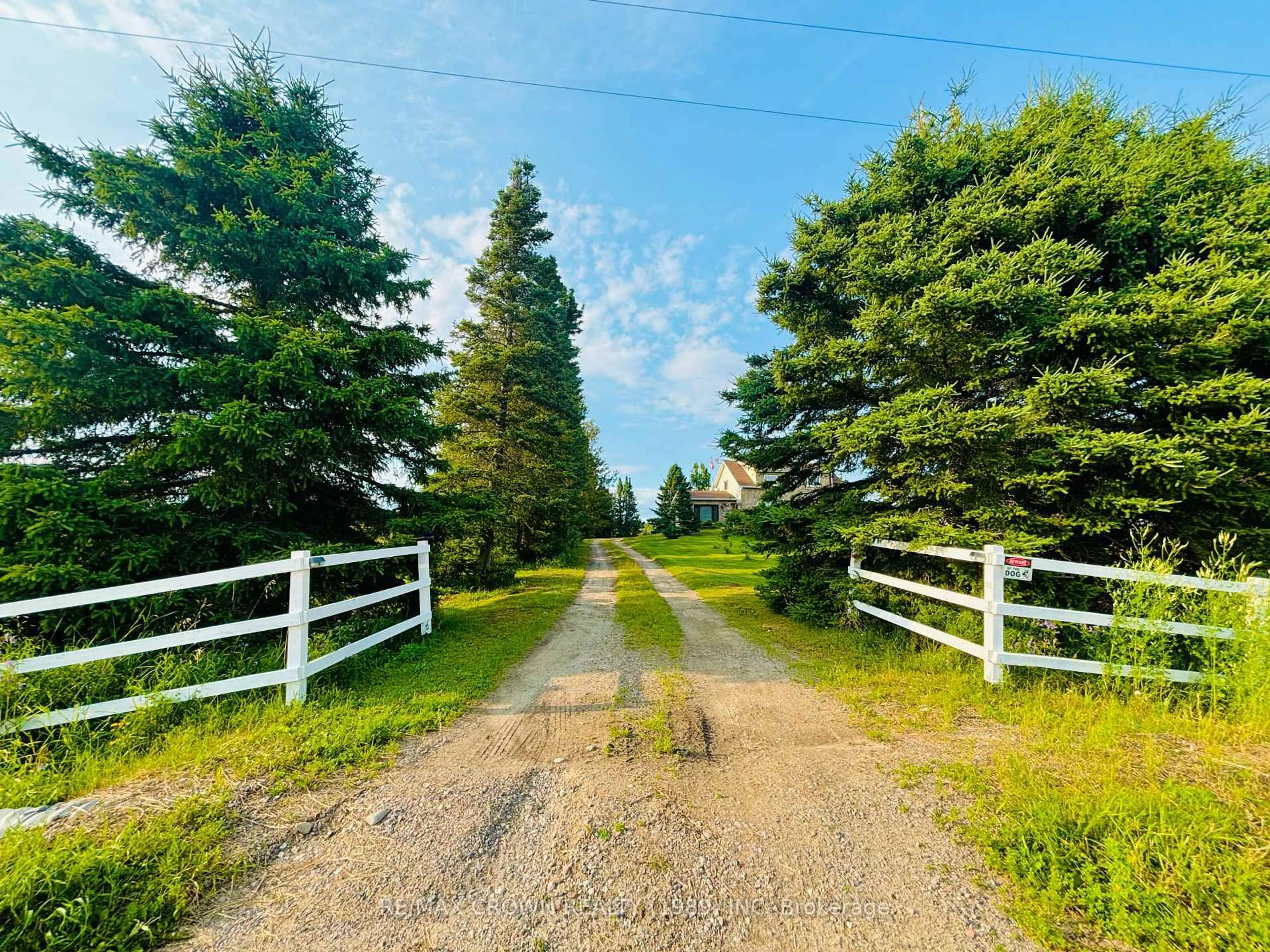 A pic from outside/outdoor area/front of a property/back of a property/a pic from drone, forest/trees view for 79 Ste Marie Rd #Moonbeam, Kapuskasing Ontario P0L 1V0