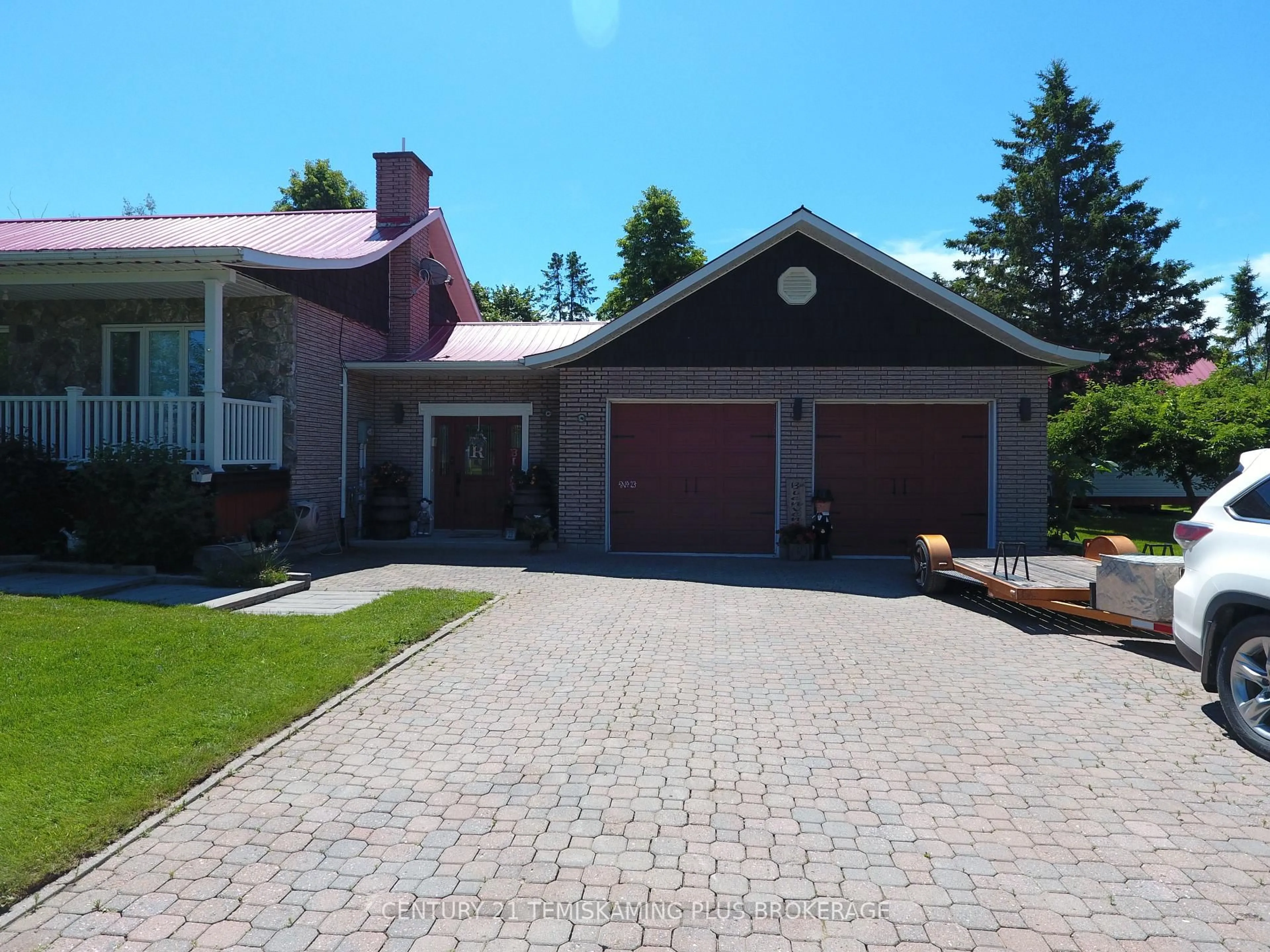Home with brick exterior material, street for 23 Twelfth St, Armstrong Ontario P0J 1E0