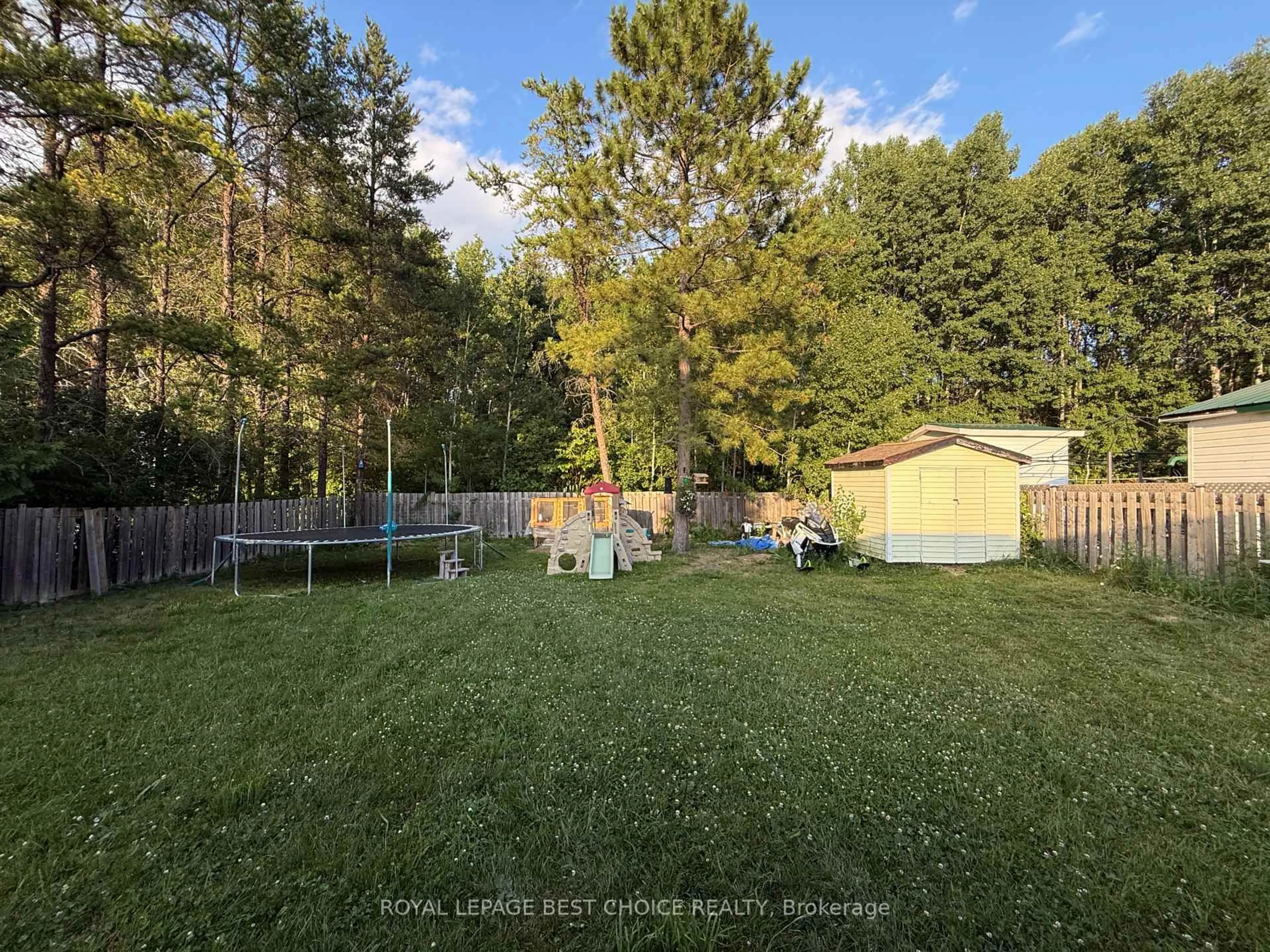 A pic from outside/outdoor area/front of a property/back of a property/a pic from drone, forest/trees view for 166 Carter Blvd, Temiskaming Shores Ontario P0J 1R0