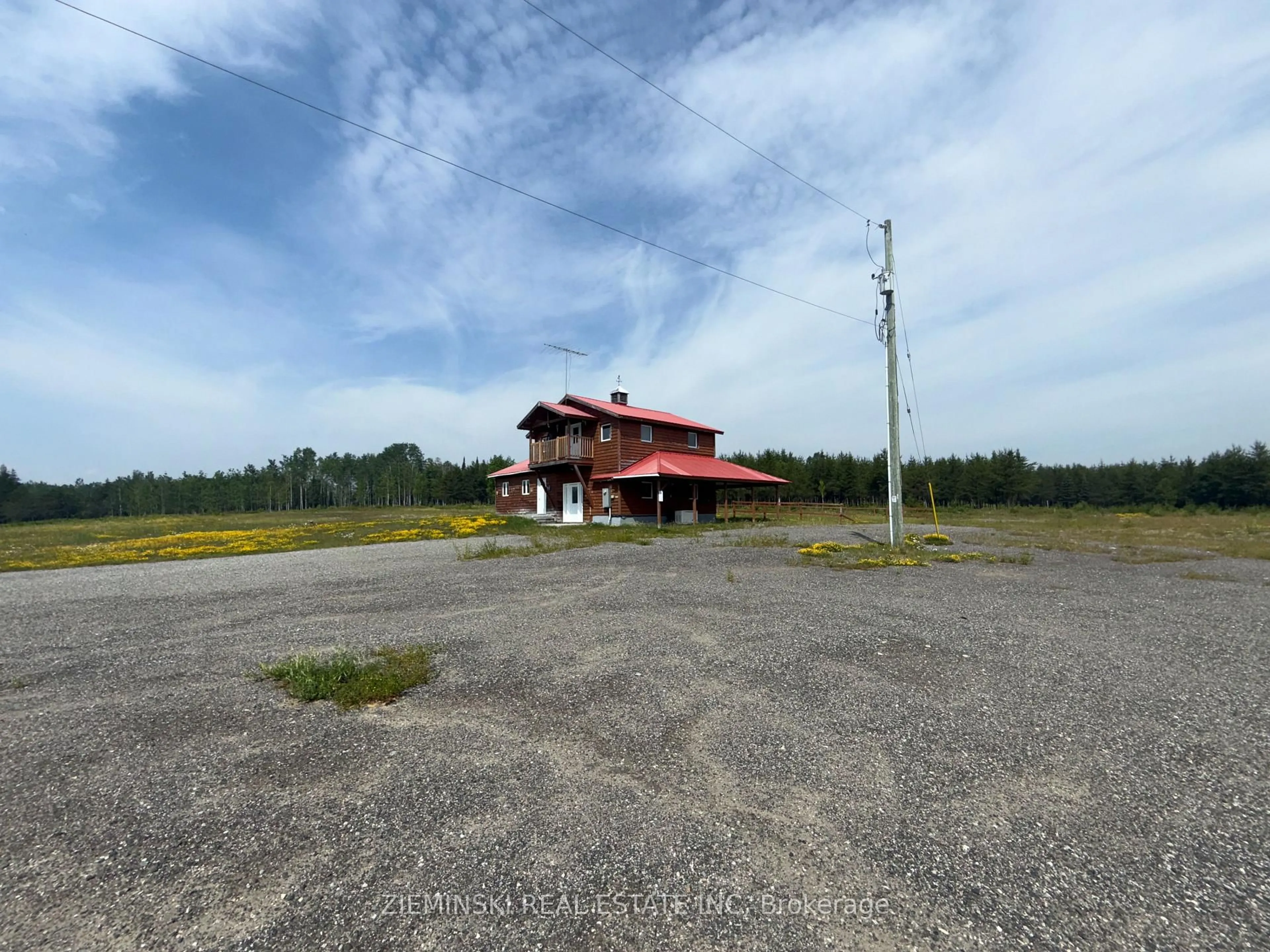 A pic from outside/outdoor area/front of a property/back of a property/a pic from drone, building for 4963 Highway 11 Highway, Black River-Matheson Ontario P0K 1R0