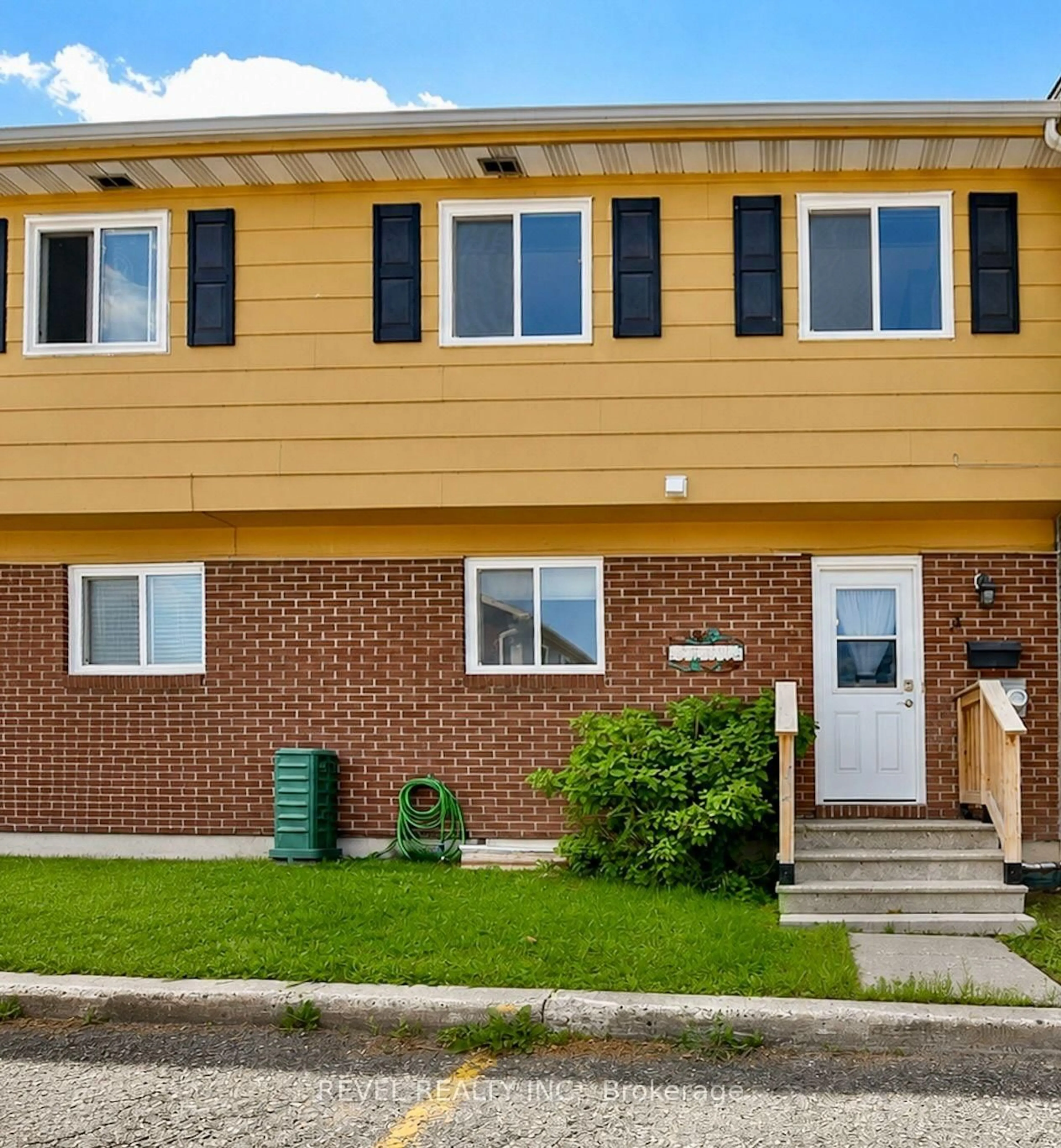 Home with brick exterior material, street for 537 College St #3, Timmins Ontario P4N 7Y9
