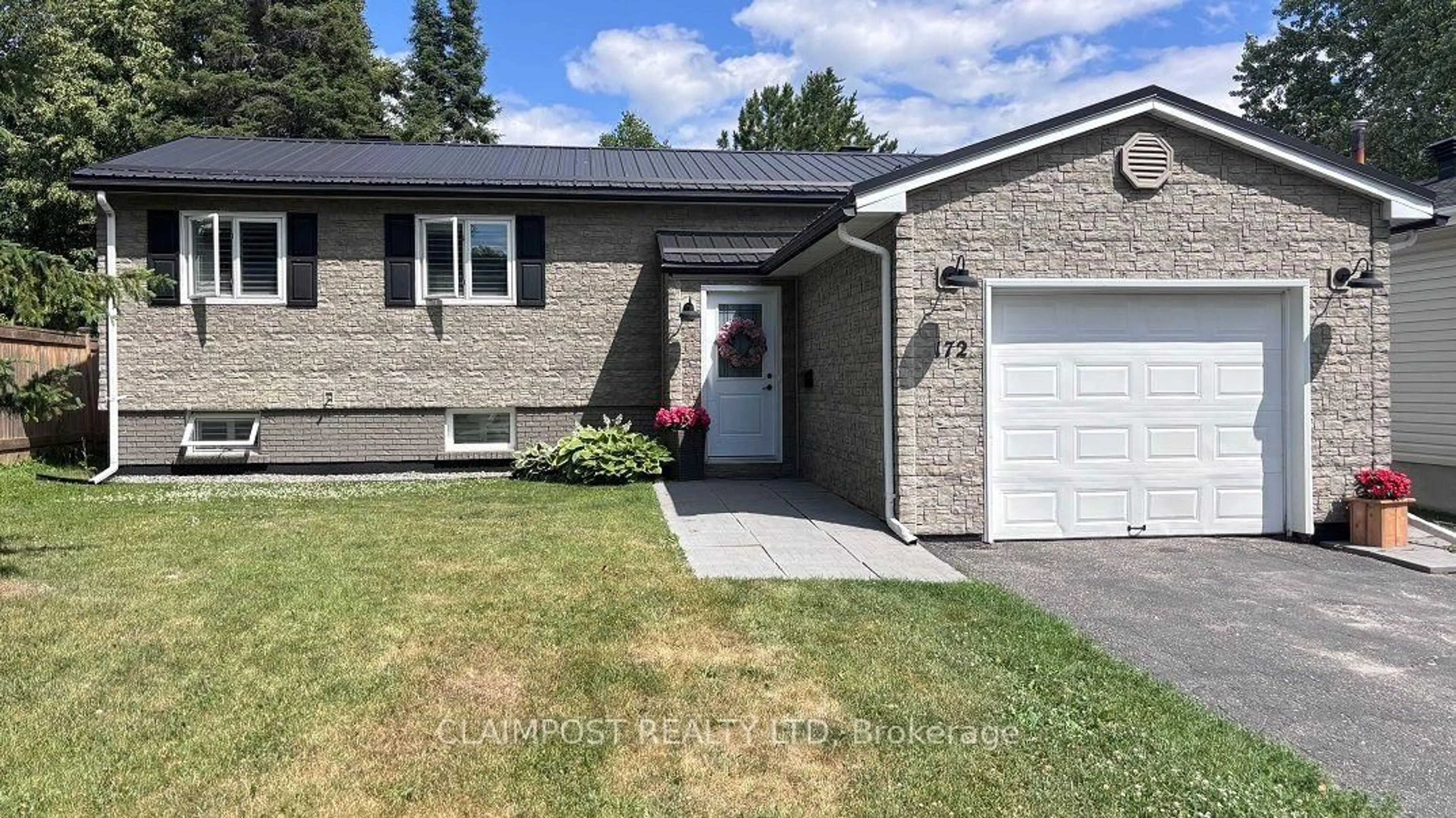 Home with brick exterior material, street for 172 Eric Cres, Timmins Ontario P0N 1K0
