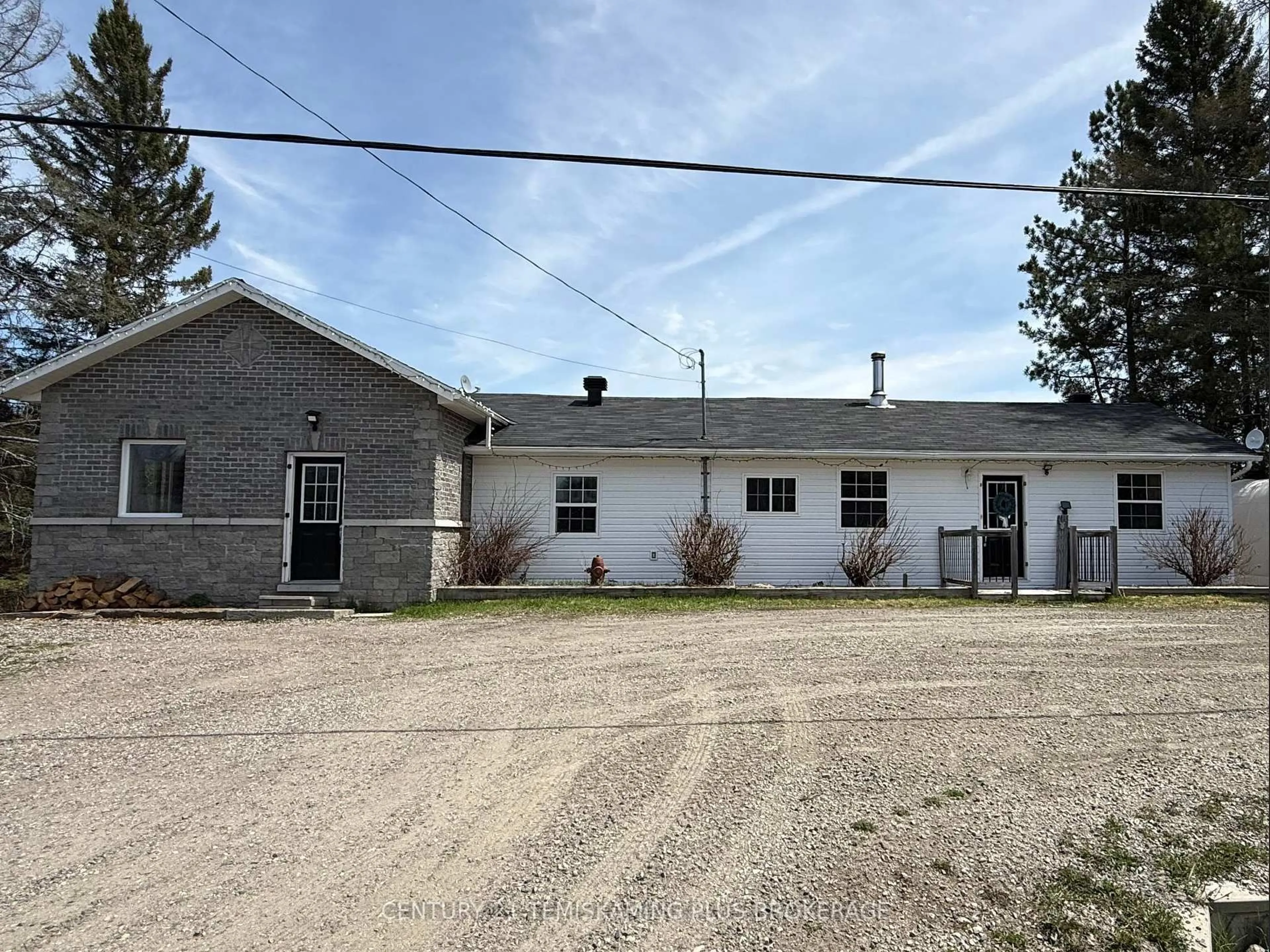 A pic from outside/outdoor area/front of a property/back of a property/a pic from drone, building for 5230 Highway 112, Kirkland Lake Ontario P0K 1V0