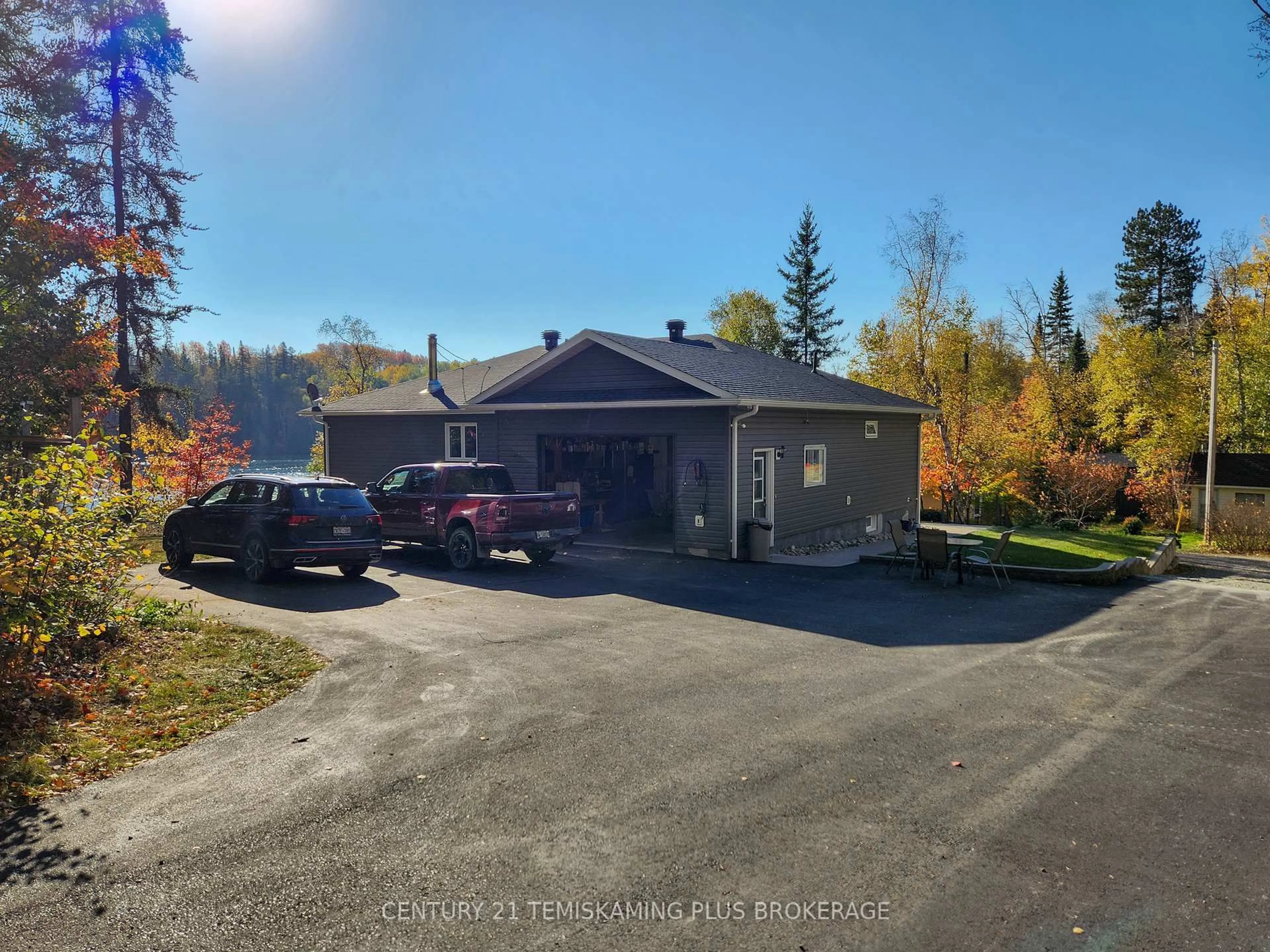 A pic from outside/outdoor area/front of a property/back of a property/a pic from drone, unknown for 1188 Twin Lakes - A Rd, Timiskaming Ontario P0J 1P0