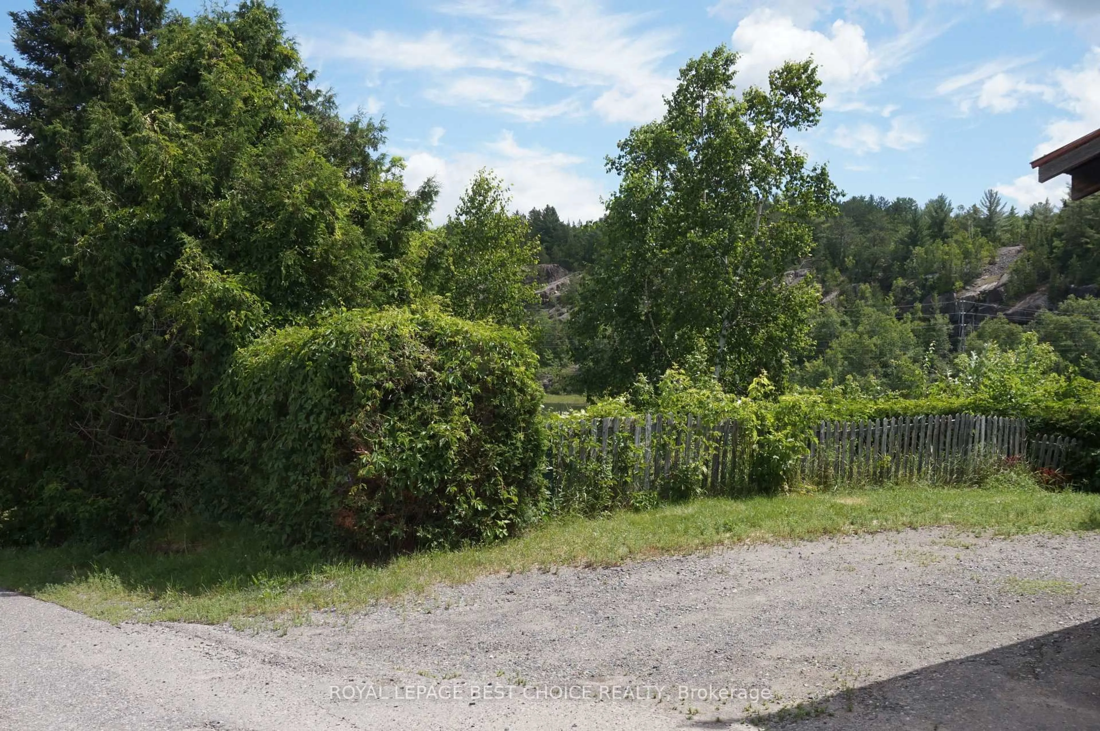 A pic from outside/outdoor area/front of a property/back of a property/a pic from drone, forest/trees view for 203 Lang St, Cobalt Ontario P0J 1C0