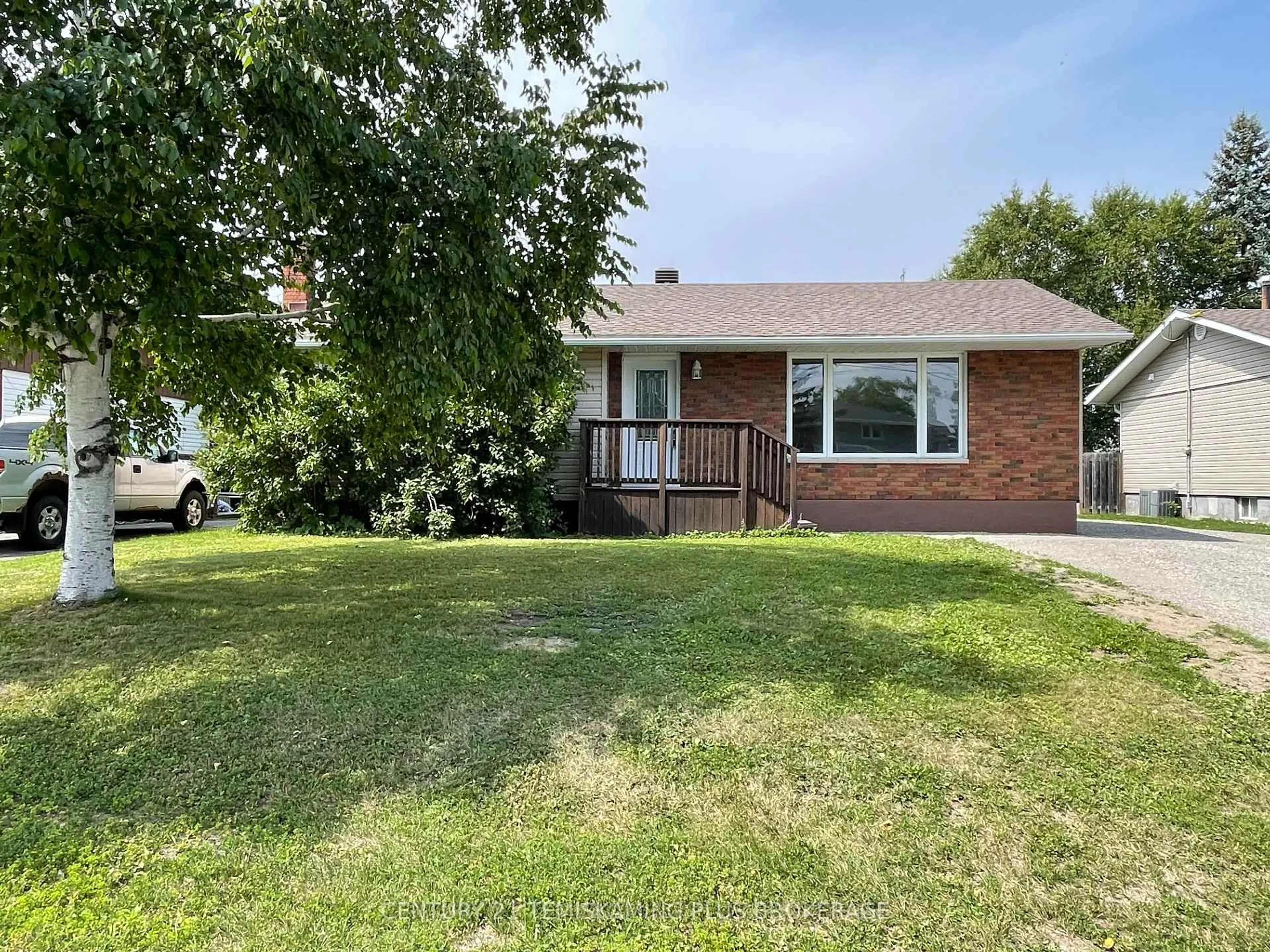 A pic from outside/outdoor area/front of a property/back of a property/a pic from drone, street for 225 Hessle Ave, Temiskaming Shores Ontario P0J 1P0