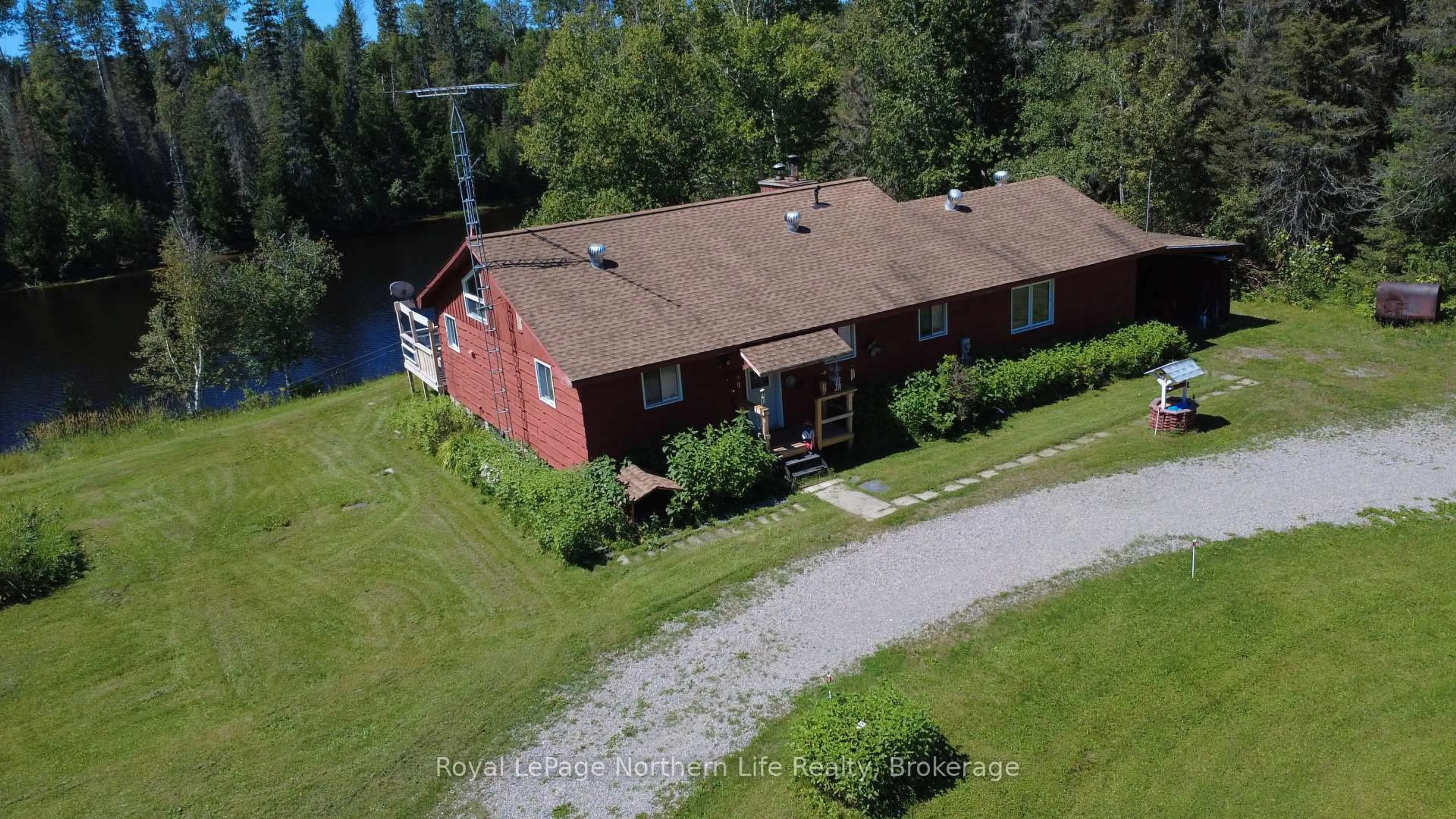 A pic from outside/outdoor area/front of a property/back of a property/a pic from drone, unknown for 65 Highway, Timiskaming Ontario P0J 1M0