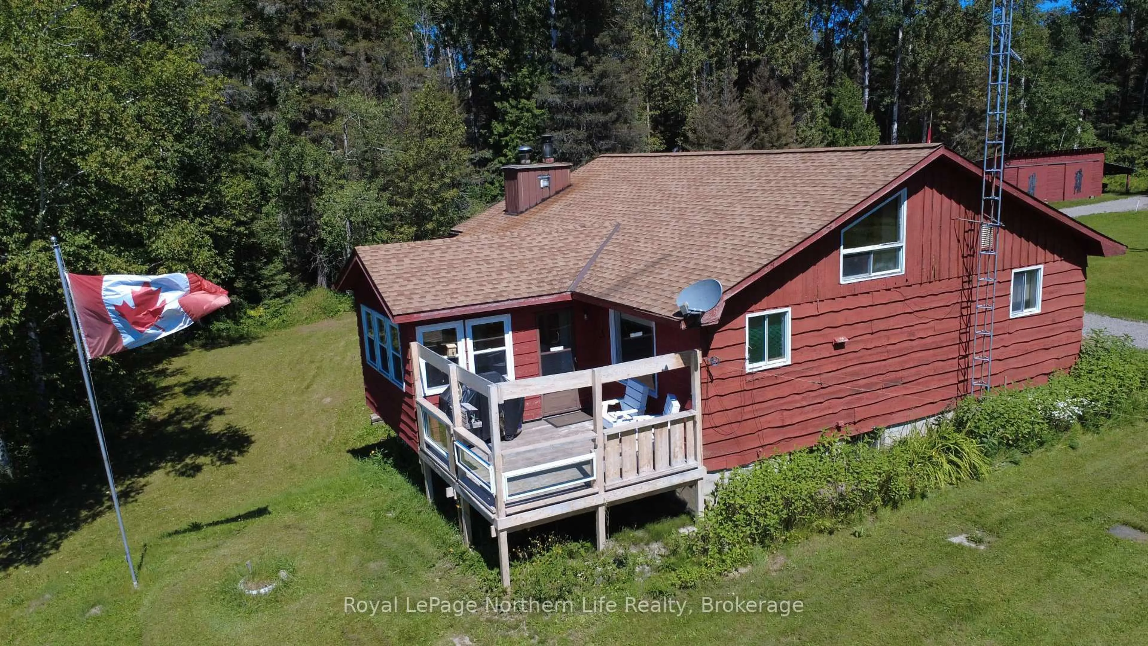 A pic from outside/outdoor area/front of a property/back of a property/a pic from drone, unknown for 65 Highway, Timiskaming Ontario P0J 1M0