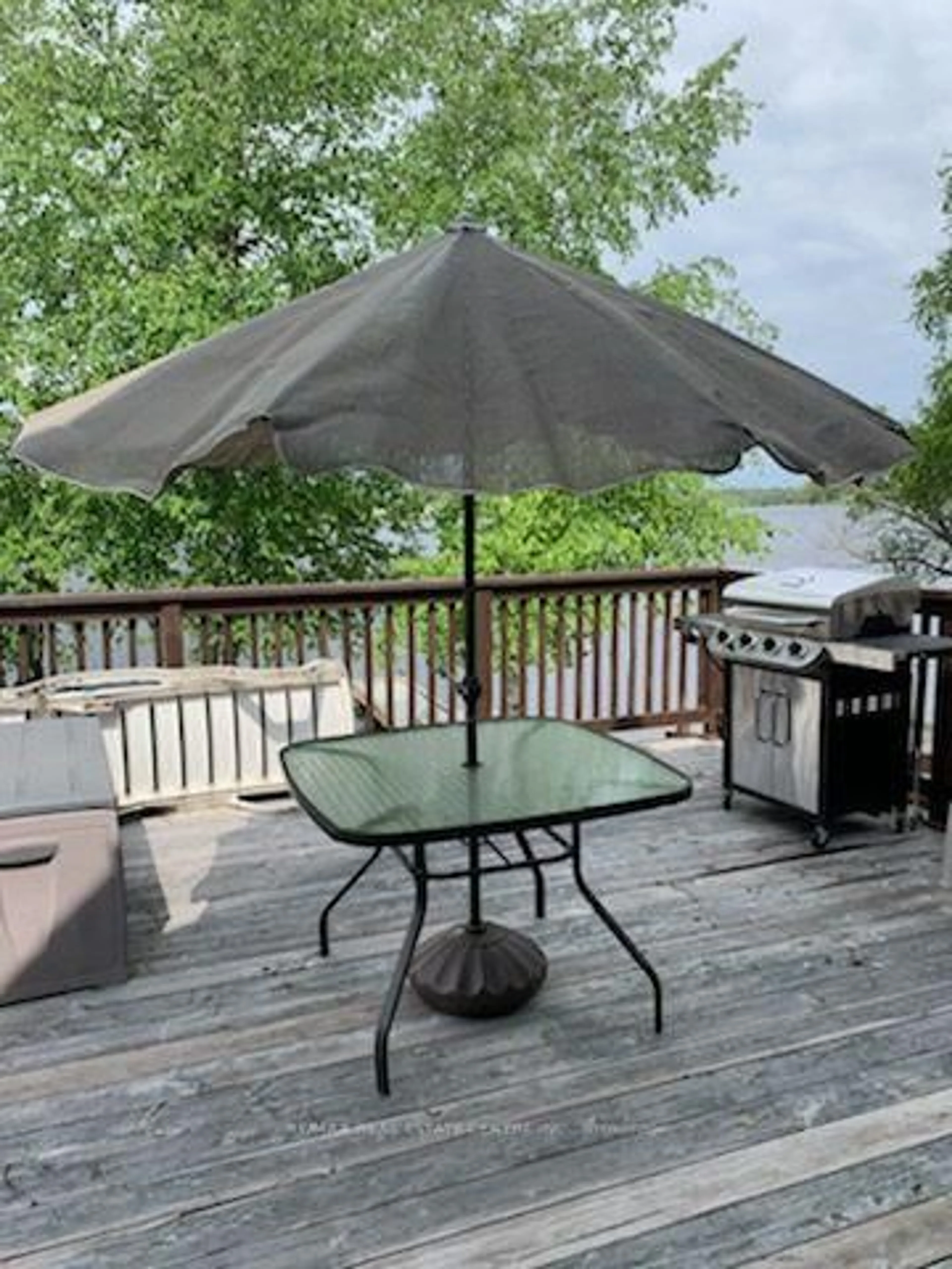 Patio, water/lake/river/ocean view for 49 Lefebvre Penn Rd, Kapuskasing Ontario P0L 1V0