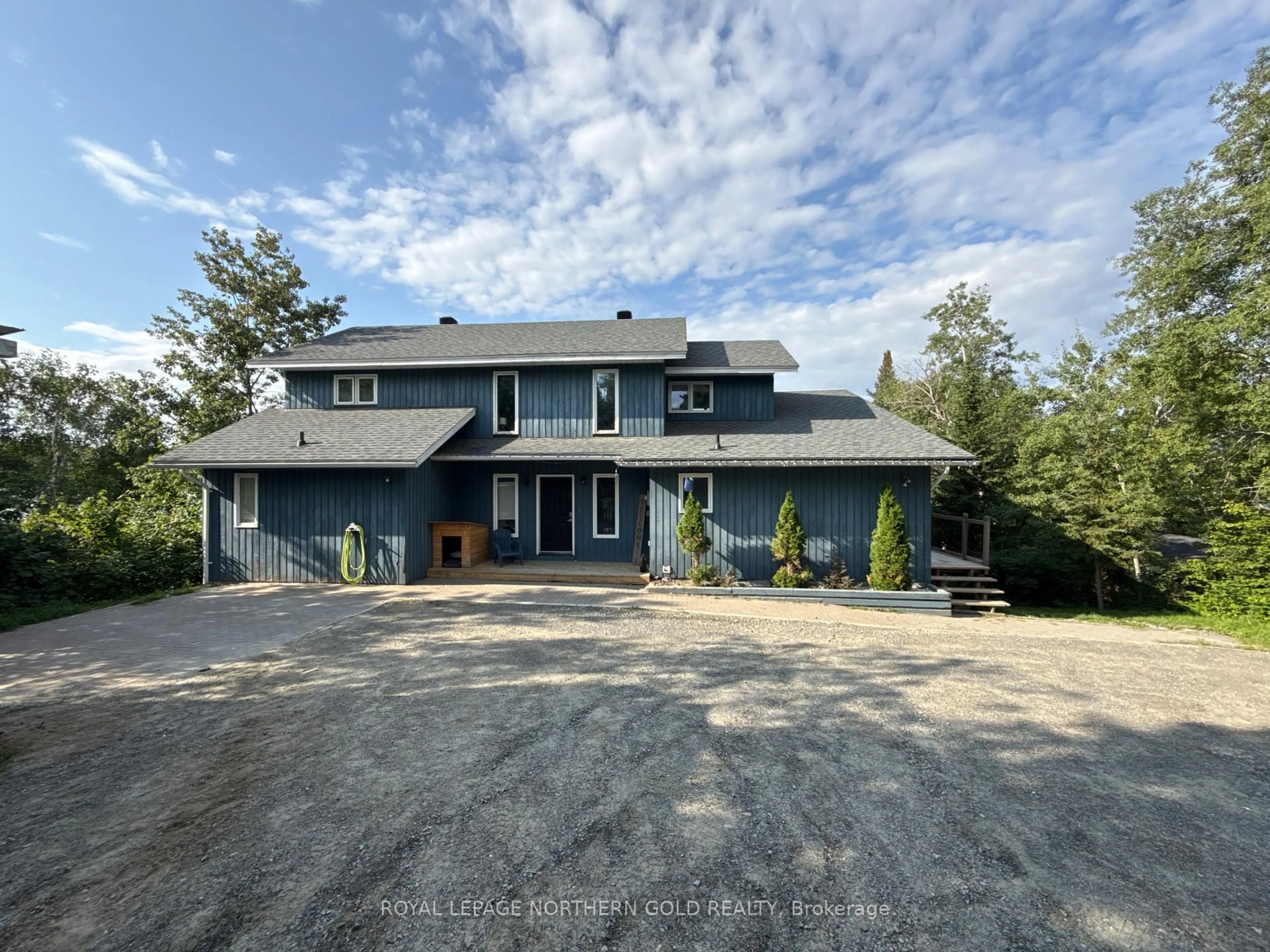 A pic from outside/outdoor area/front of a property/back of a property/a pic from drone, unknown for 4014 CRYSTAL LAKE Rd, Kirkland Lake Ontario P0K 1K0