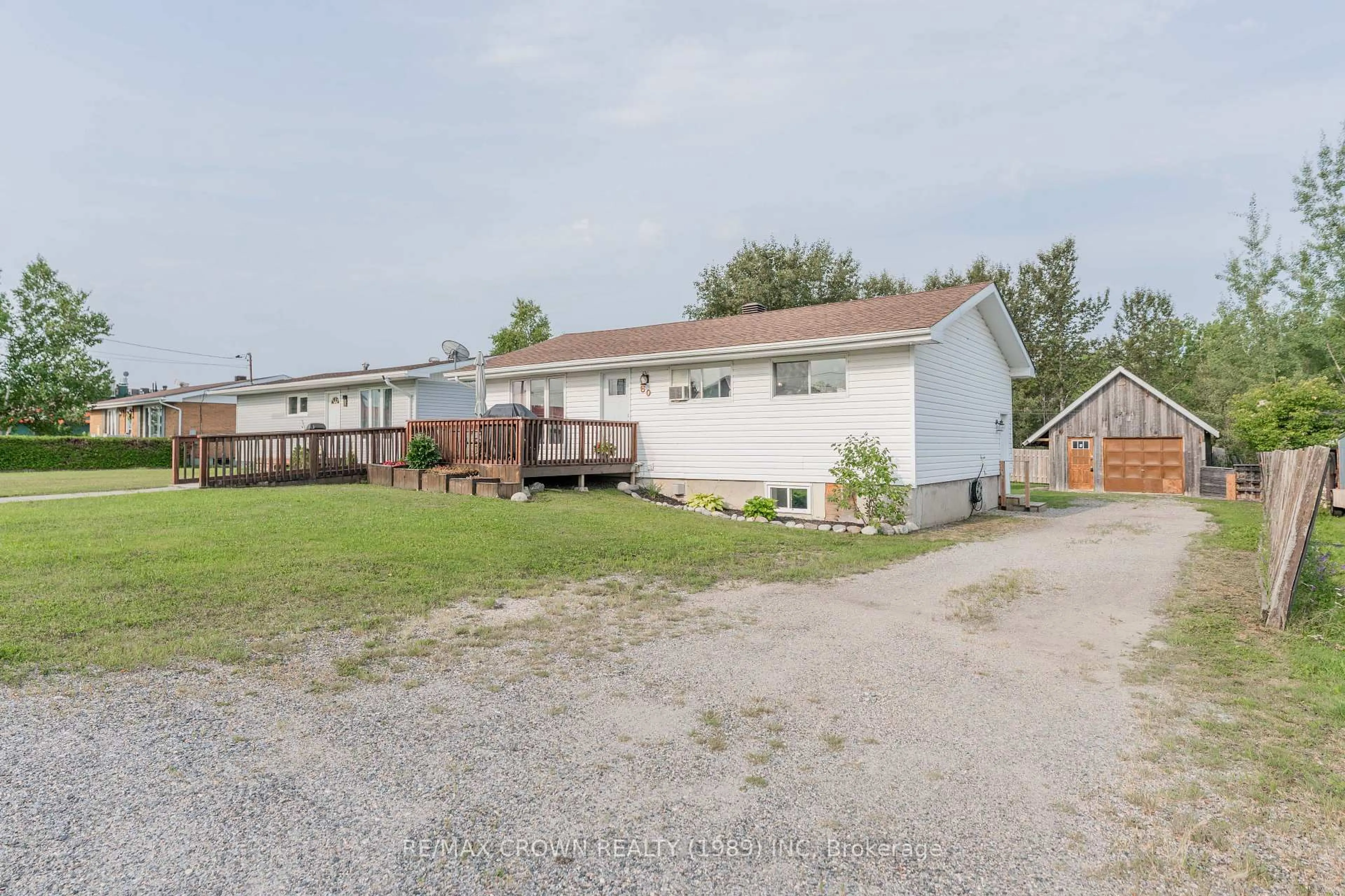 A pic from outside/outdoor area/front of a property/back of a property/a pic from drone, street for 50 Dupont St, Smooth Rock Falls Ontario P0L 2B0
