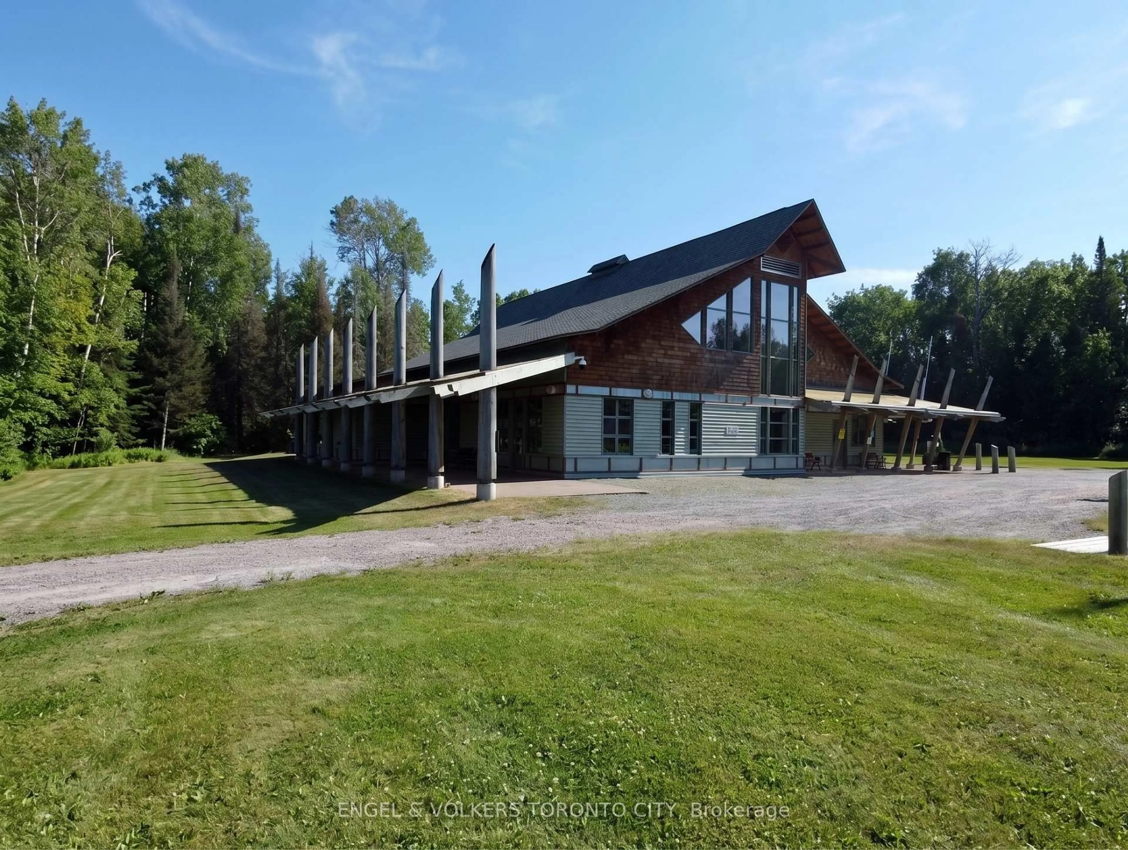 A pic from outside/outdoor area/front of a property/back of a property/a pic from drone, unknown for 100 Ontario St, Timiskaming Ontario P0J 1G0