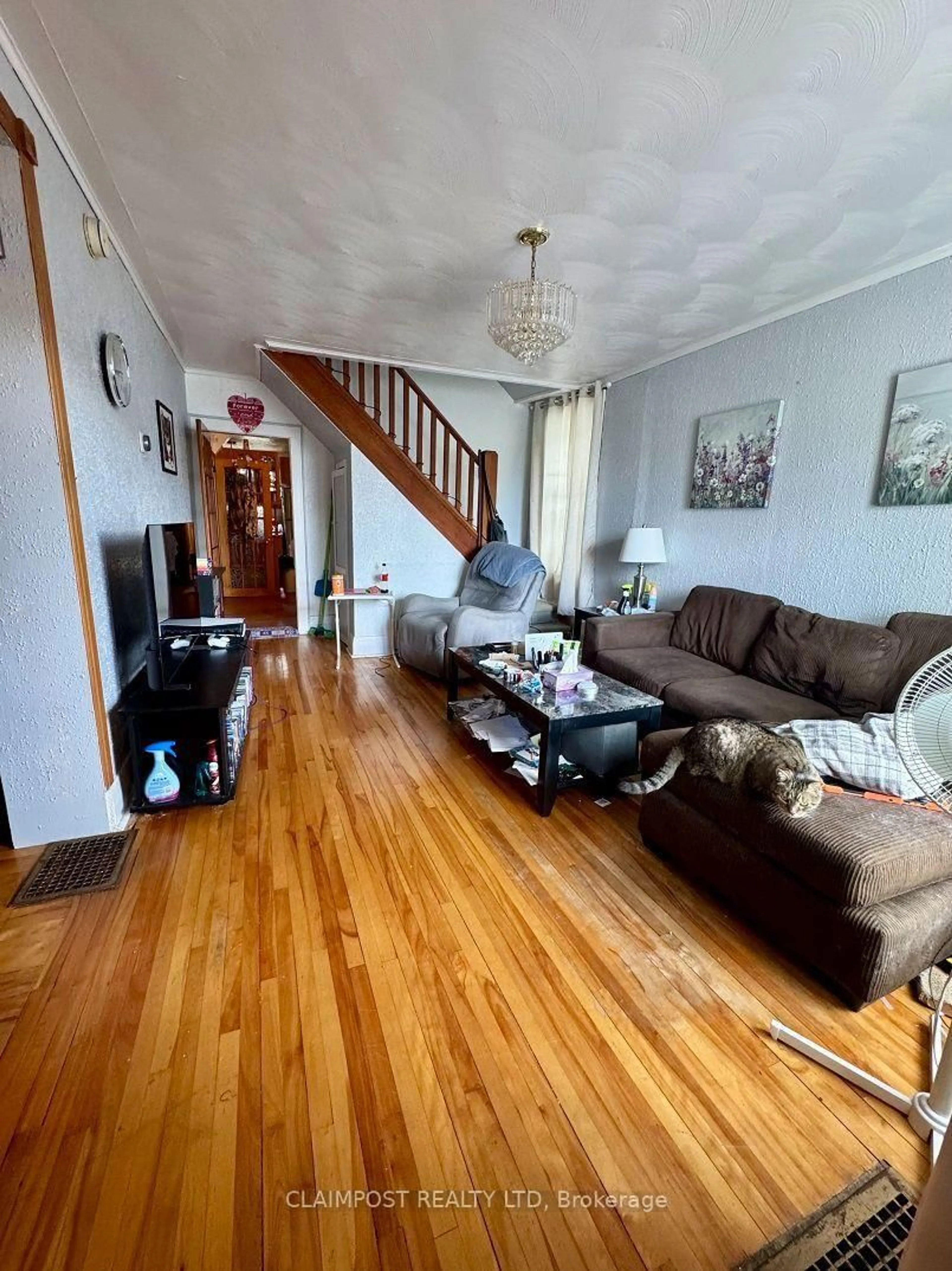 Living room with furniture, unknown for 164 Pine St, Timmins Ontario P4N 6L1