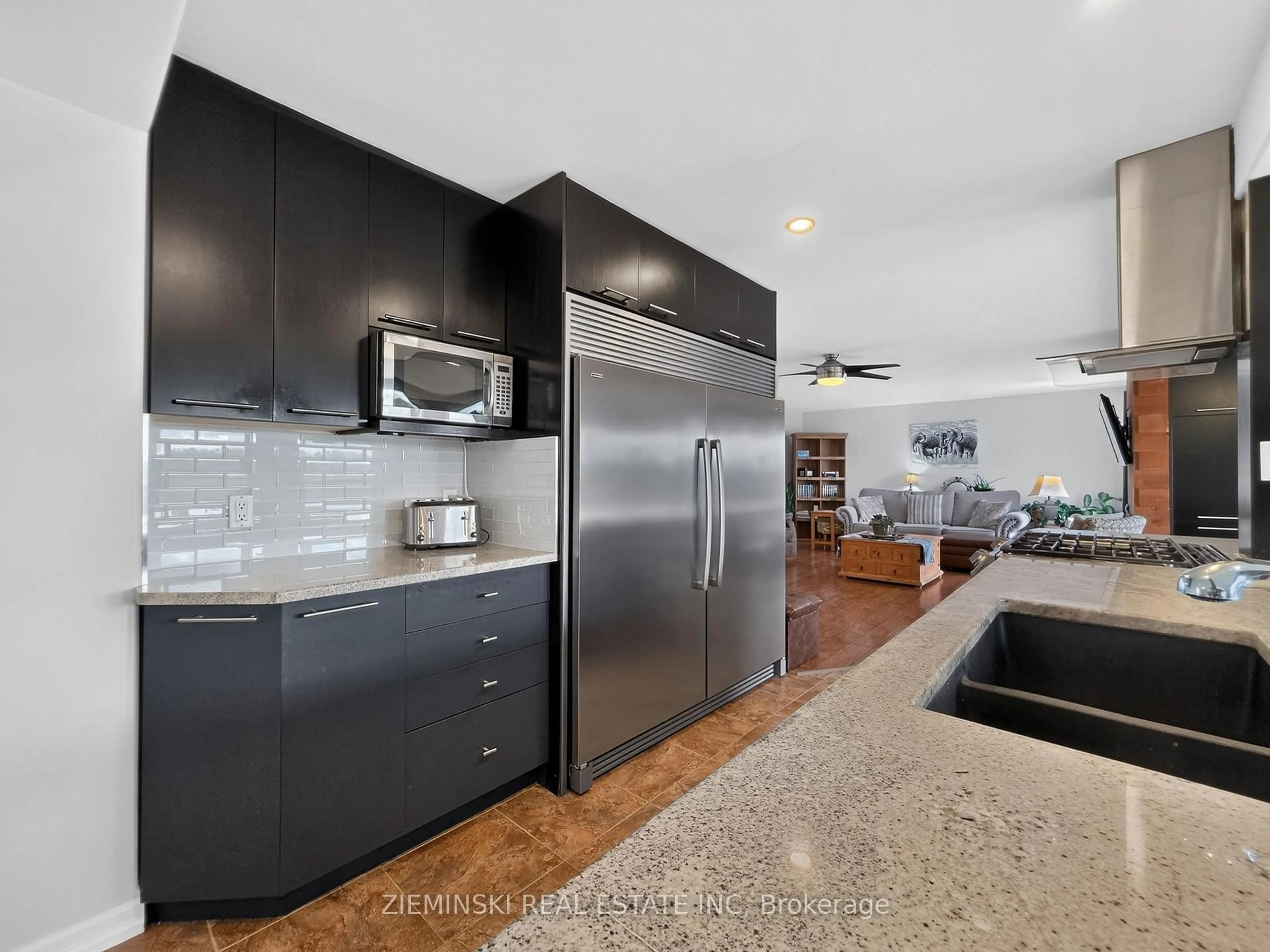 Contemporary kitchen, ceramic/tile floor for #6 Road E Munro Lake Rd, Black River-Matheson Ontario P0K 1N0