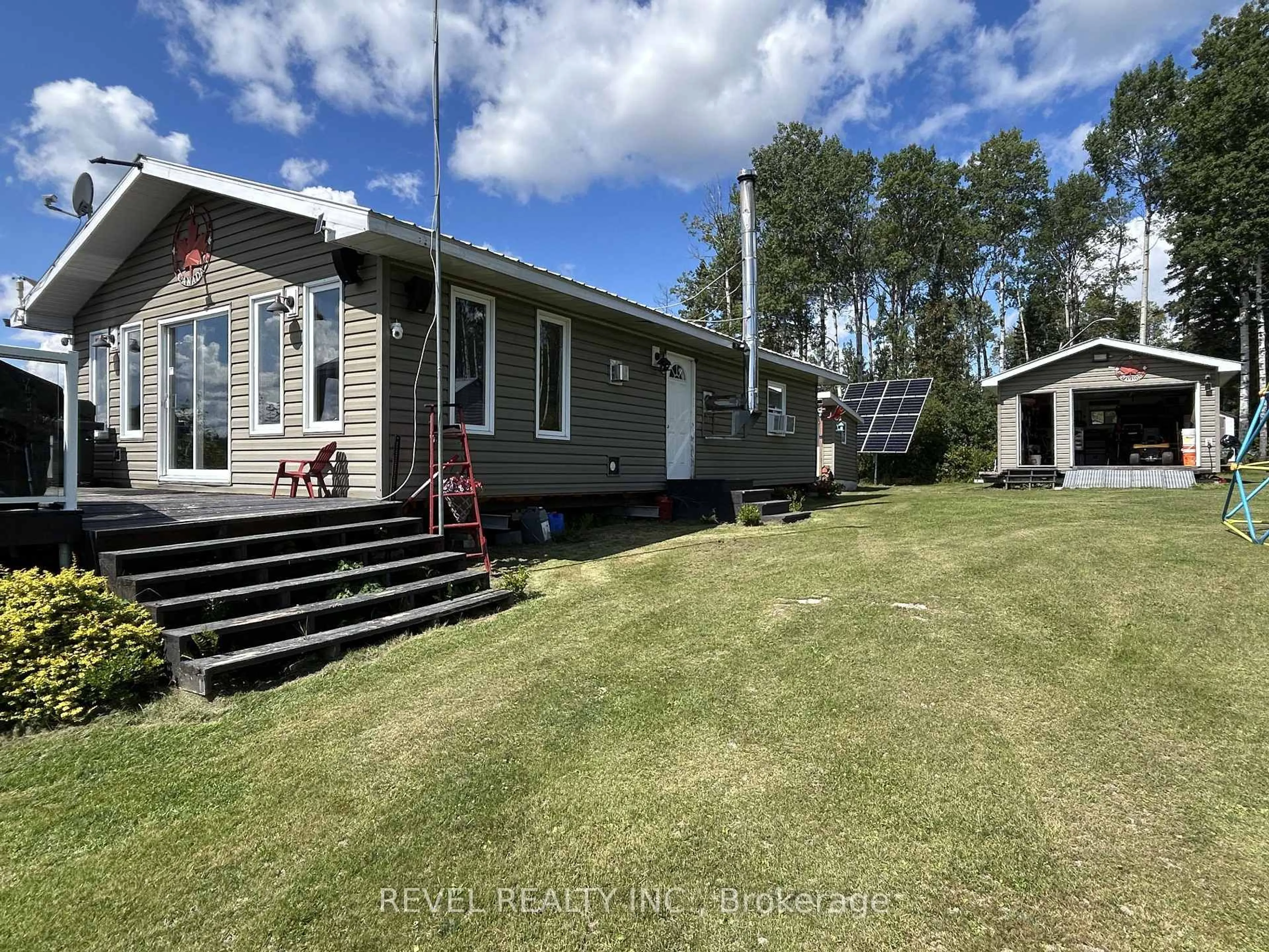 A pic from outside/outdoor area/front of a property/back of a property/a pic from drone, building for Lot 11 Carman Township, Timmins Ontario P4N 7C2