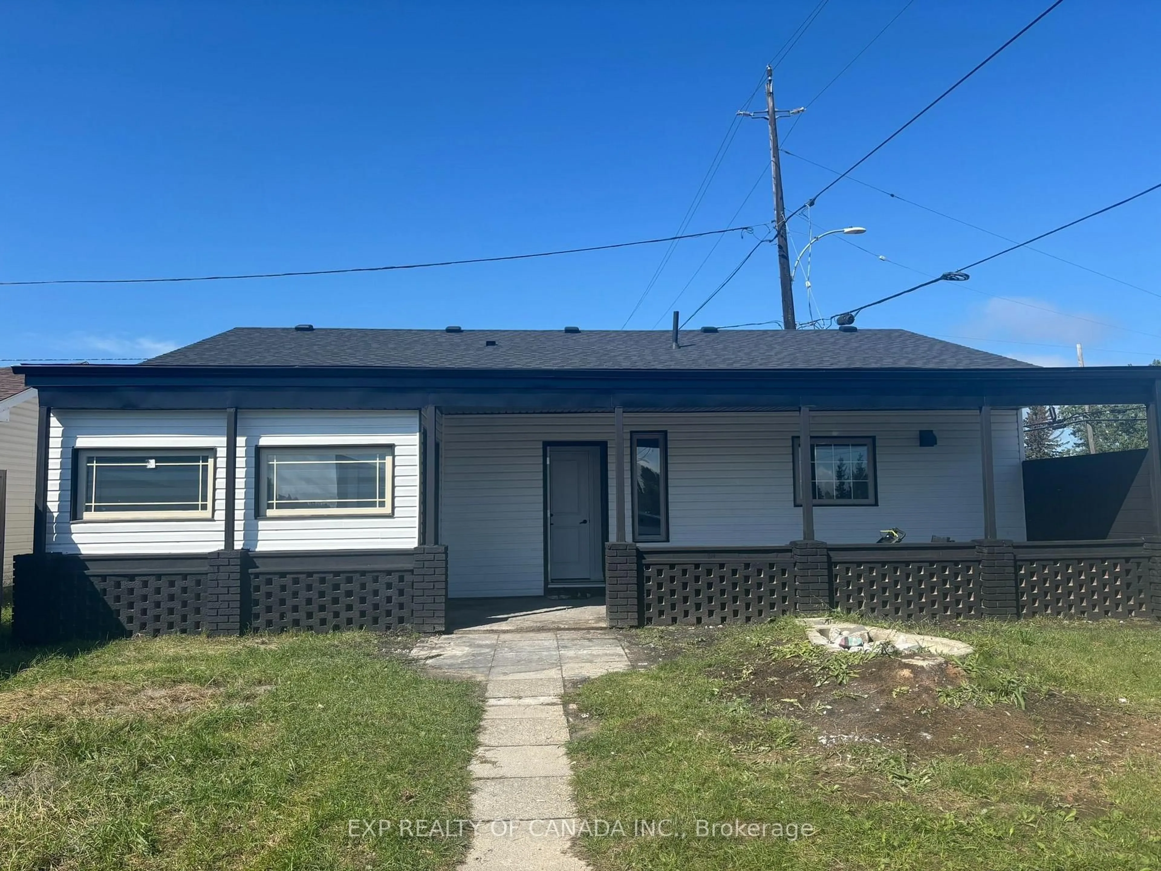 A pic from outside/outdoor area/front of a property/back of a property/a pic from drone, building for 100 Conley St, Timmins Ontario P0N 1C0