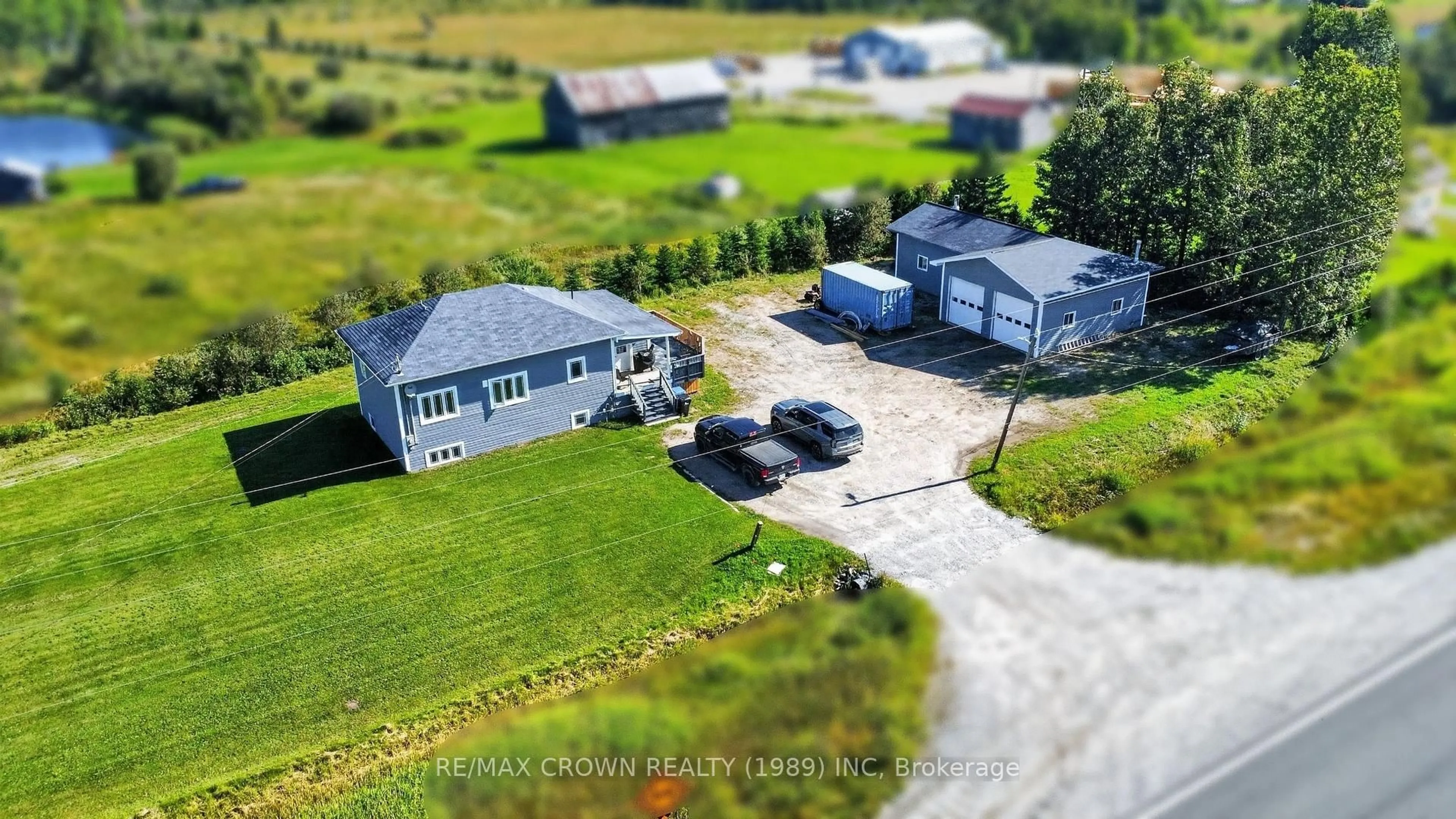 A pic from outside/outdoor area/front of a property/back of a property/a pic from drone, unknown for 84 Highway 11 Highway, Hearst Ontario P0L 1N0