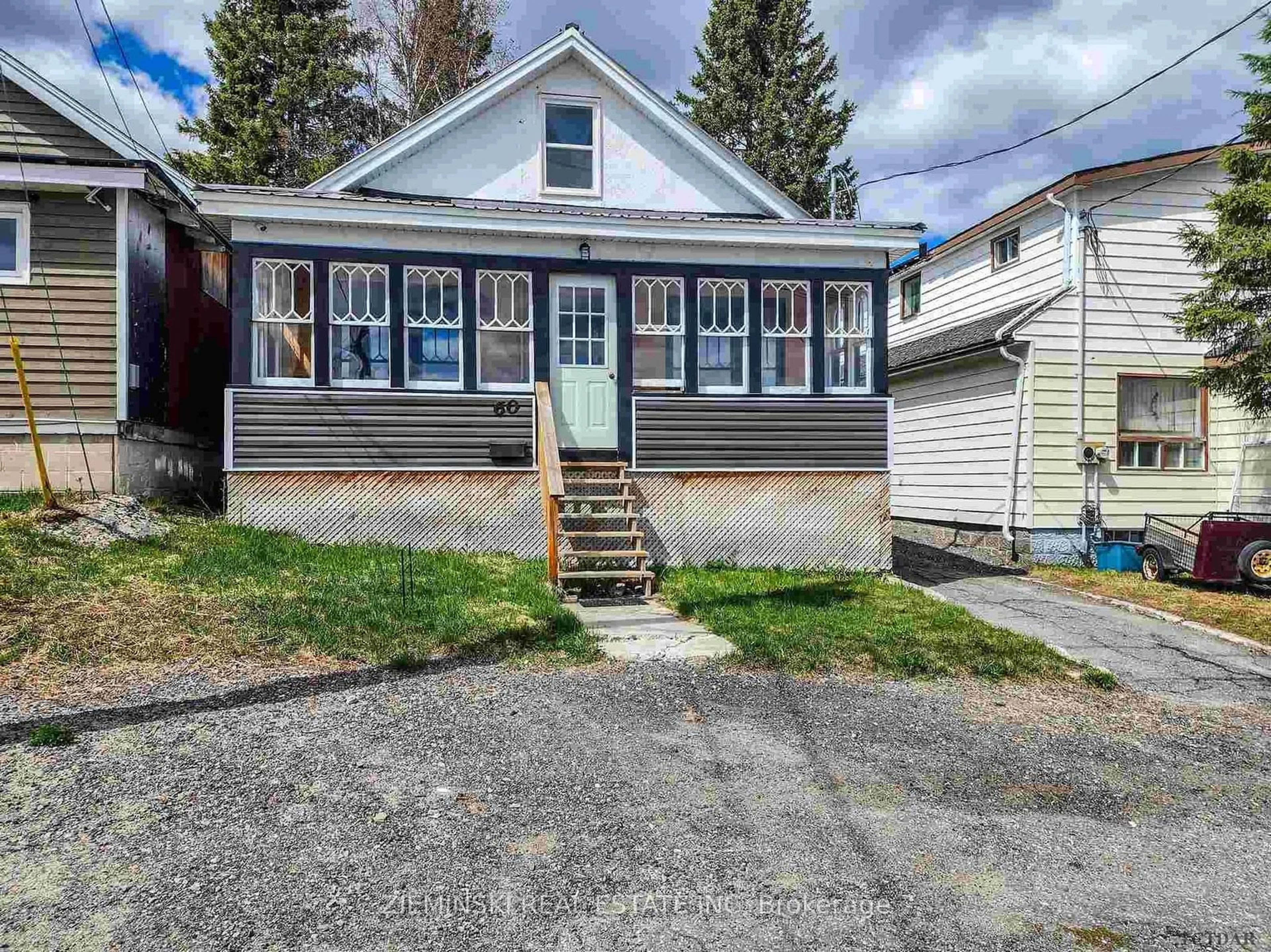 Frontside or backside of a home, cottage for 60 McKelvie Ave, Kirkland Lake Ontario P2N 2K5