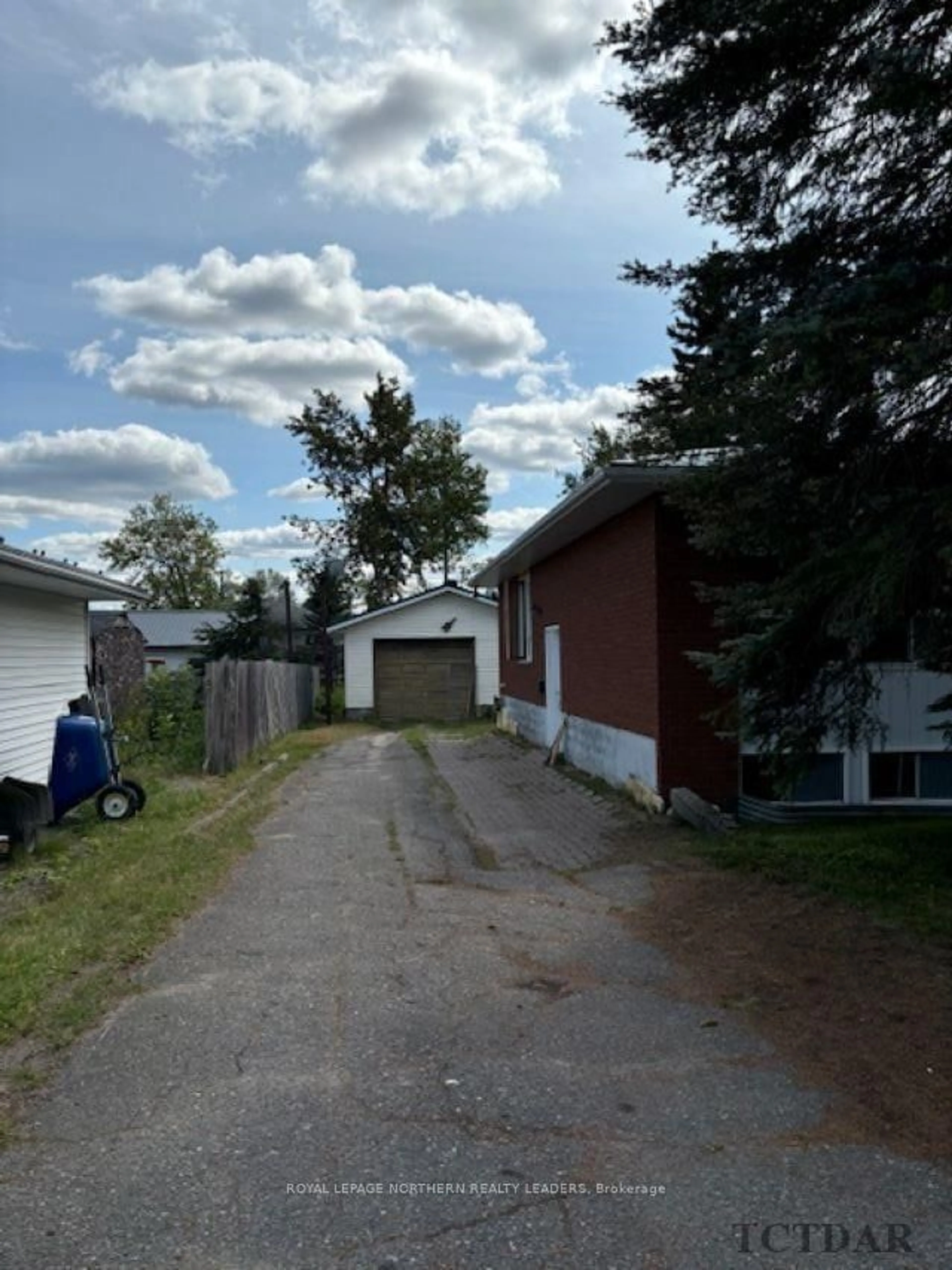 Frontside or backside of a home, the street view for 619 Lamarche St, Timmins Ontario P0N 1C0