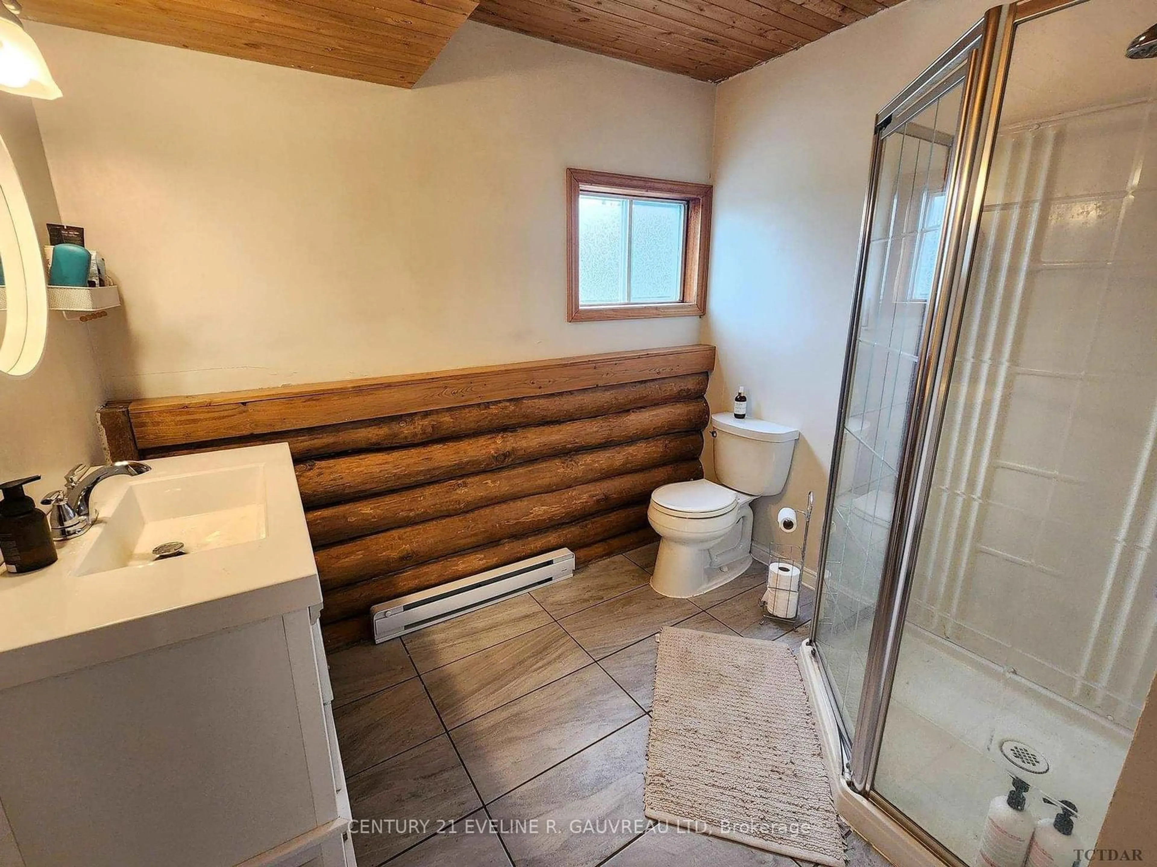 Bathroom, wood floors for 446392 Cedar Dr, Timiskaming Remote Area Ontario P0J 1H0