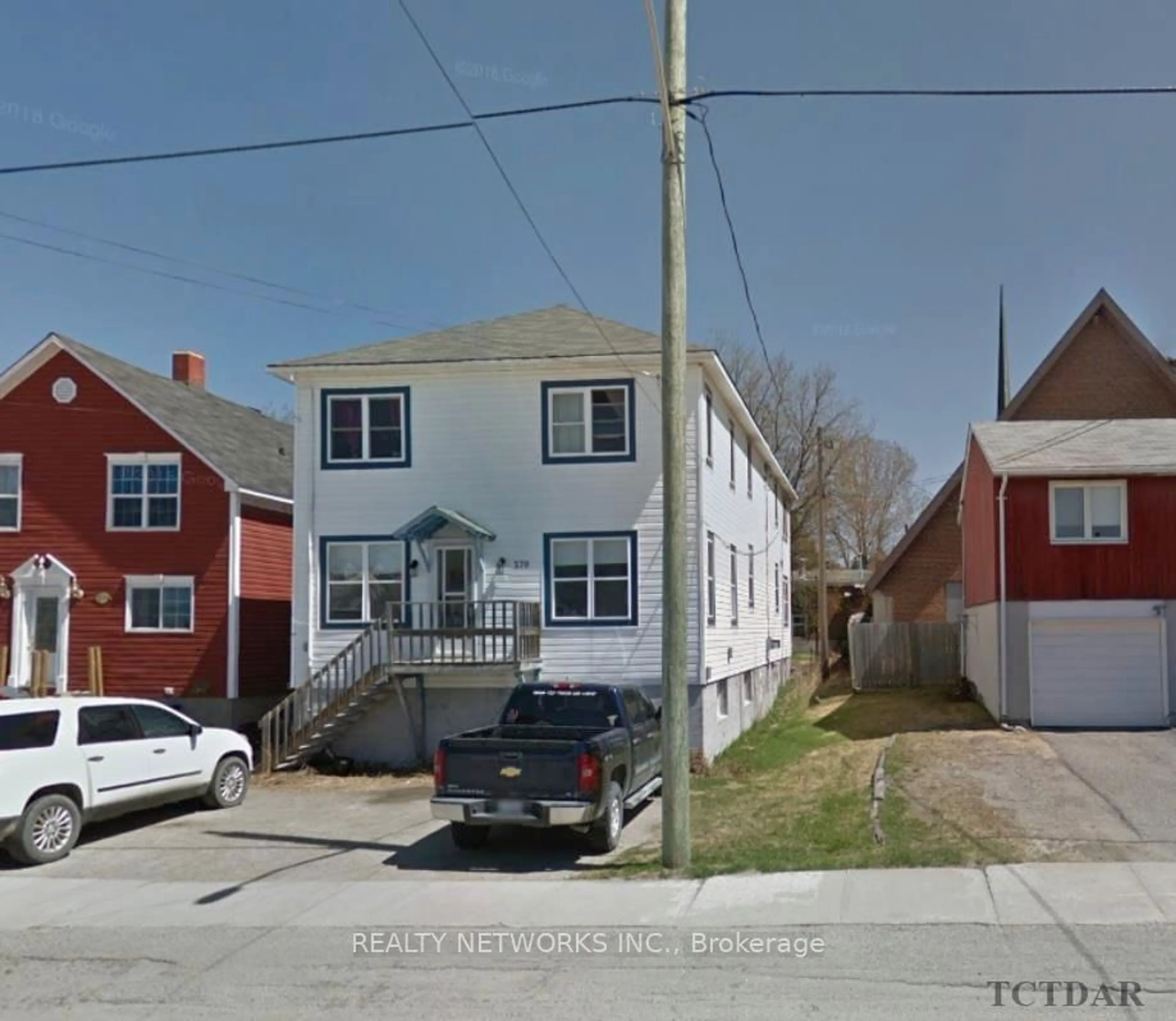 Frontside or backside of a home, the street view for 270 Cedar St, Timmins Ontario P4N 6J8