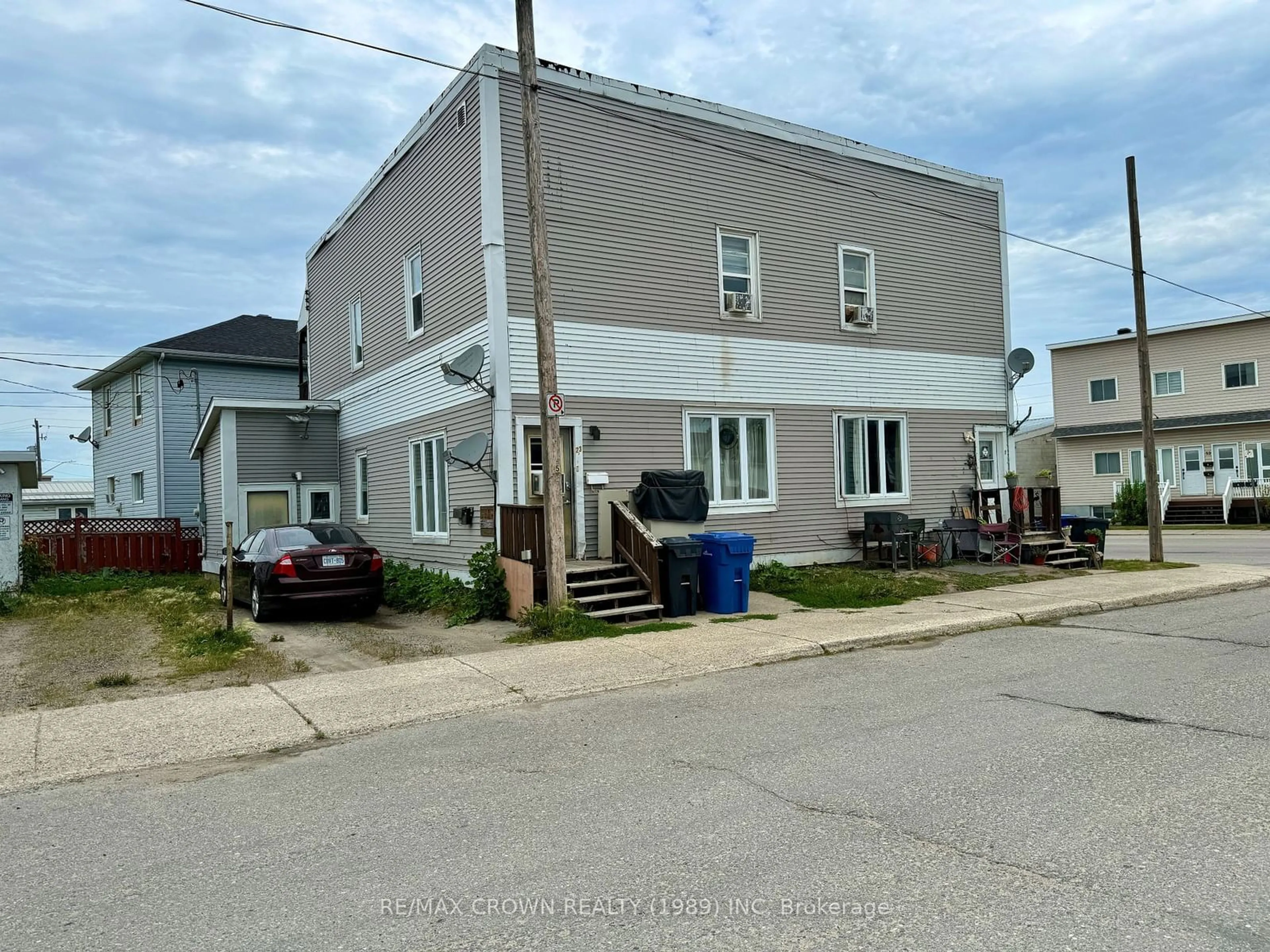 A pic from exterior of the house or condo, the front or back of building for 23 Lang Ave, Kapuskasing Ontario P5N 1E5