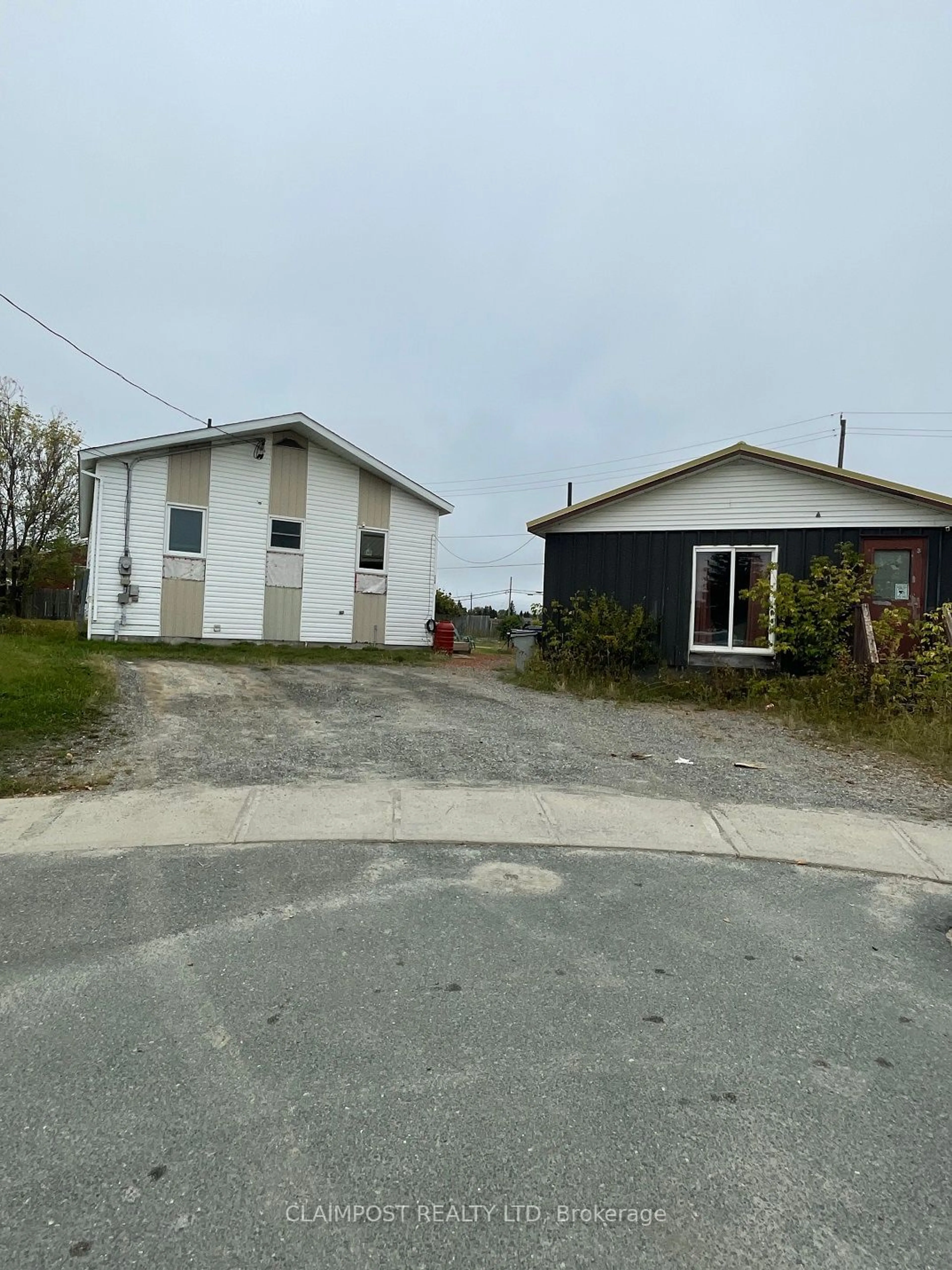 Frontside or backside of a home, the street view for 228 Huot St, Timmins Ontario P0N 1H0