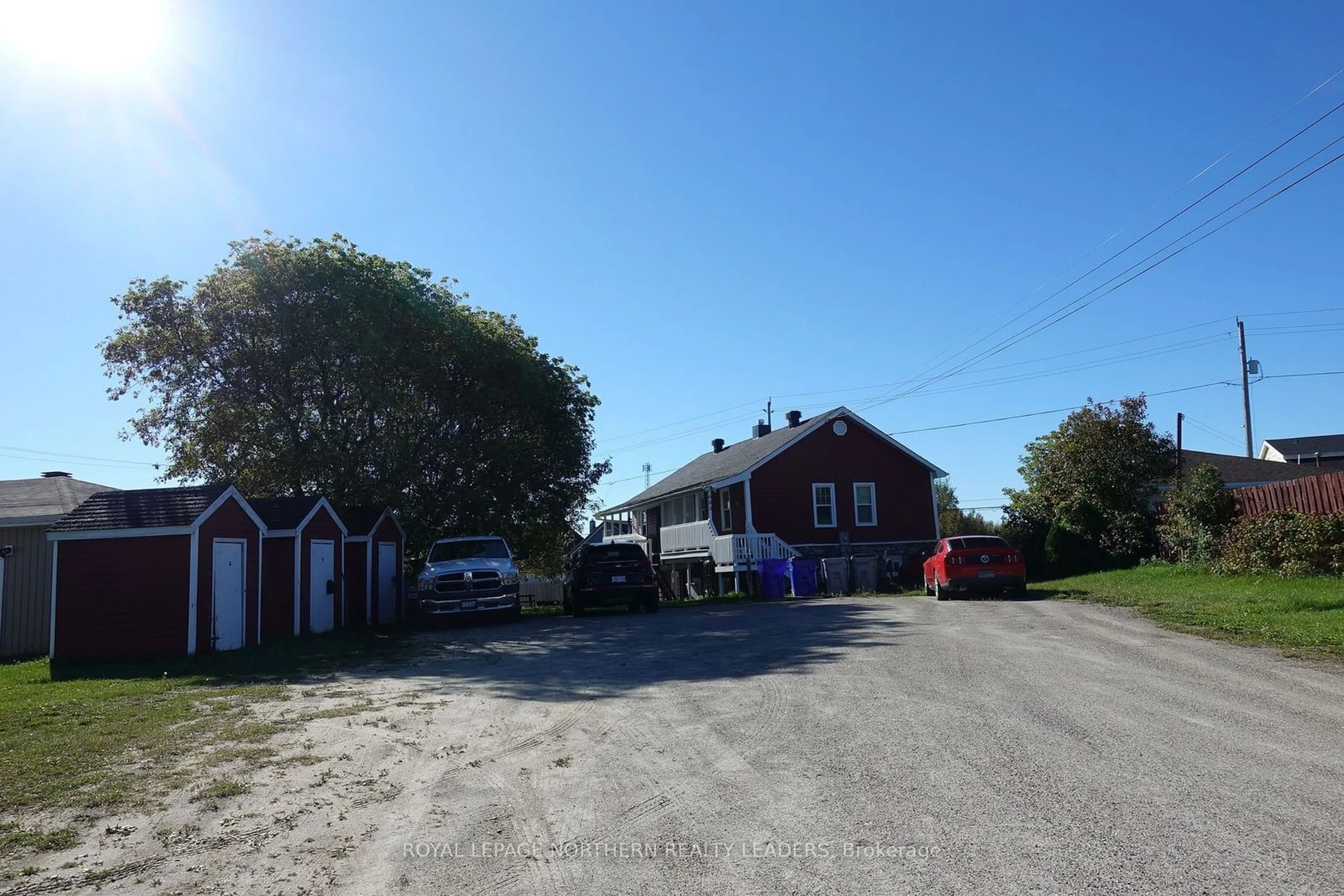 Frontside or backside of a home, the street view for 683 Lemieux Ave, Timmins Ontario P4N 3W8