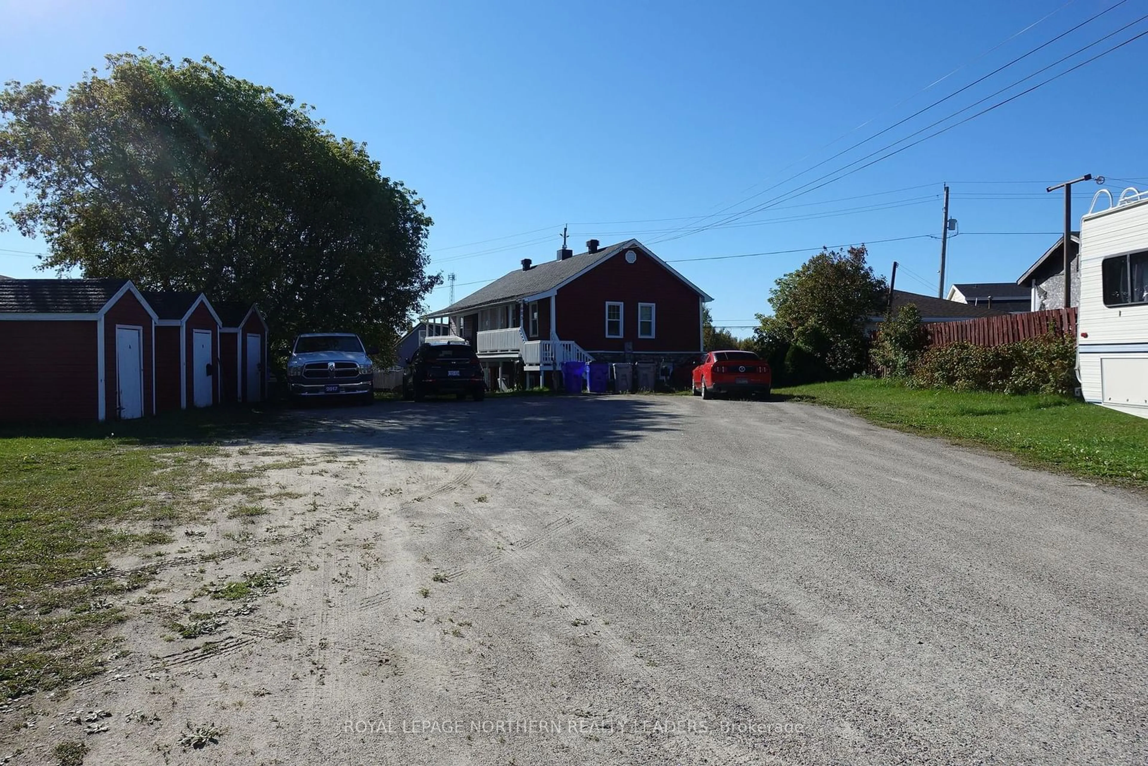 Frontside or backside of a home, the street view for 683 Lemieux Ave, Timmins Ontario P4N 3W8