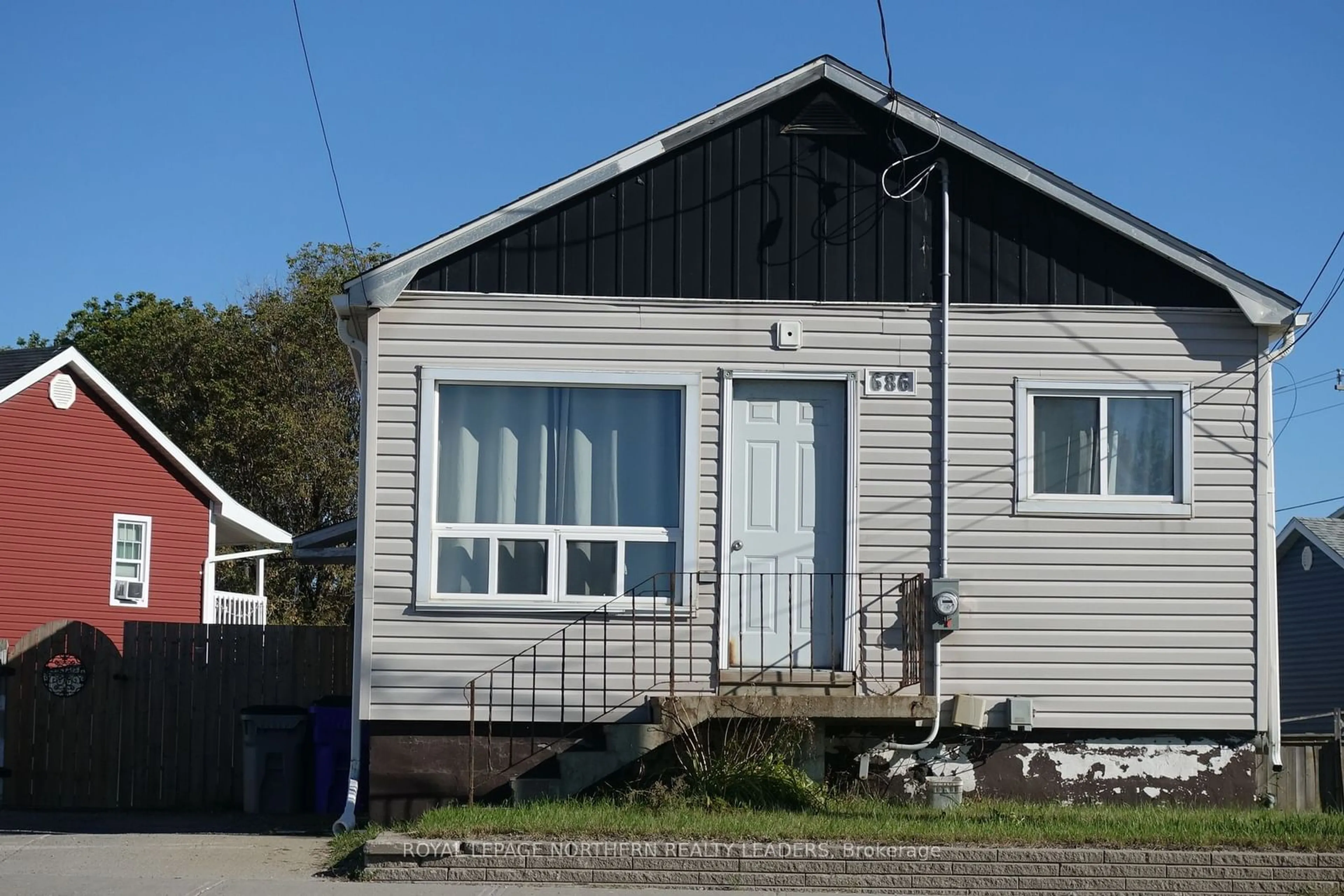 Frontside or backside of a home, cottage for 686 Riverside Dr, Timmins Ontario P4N 3V9