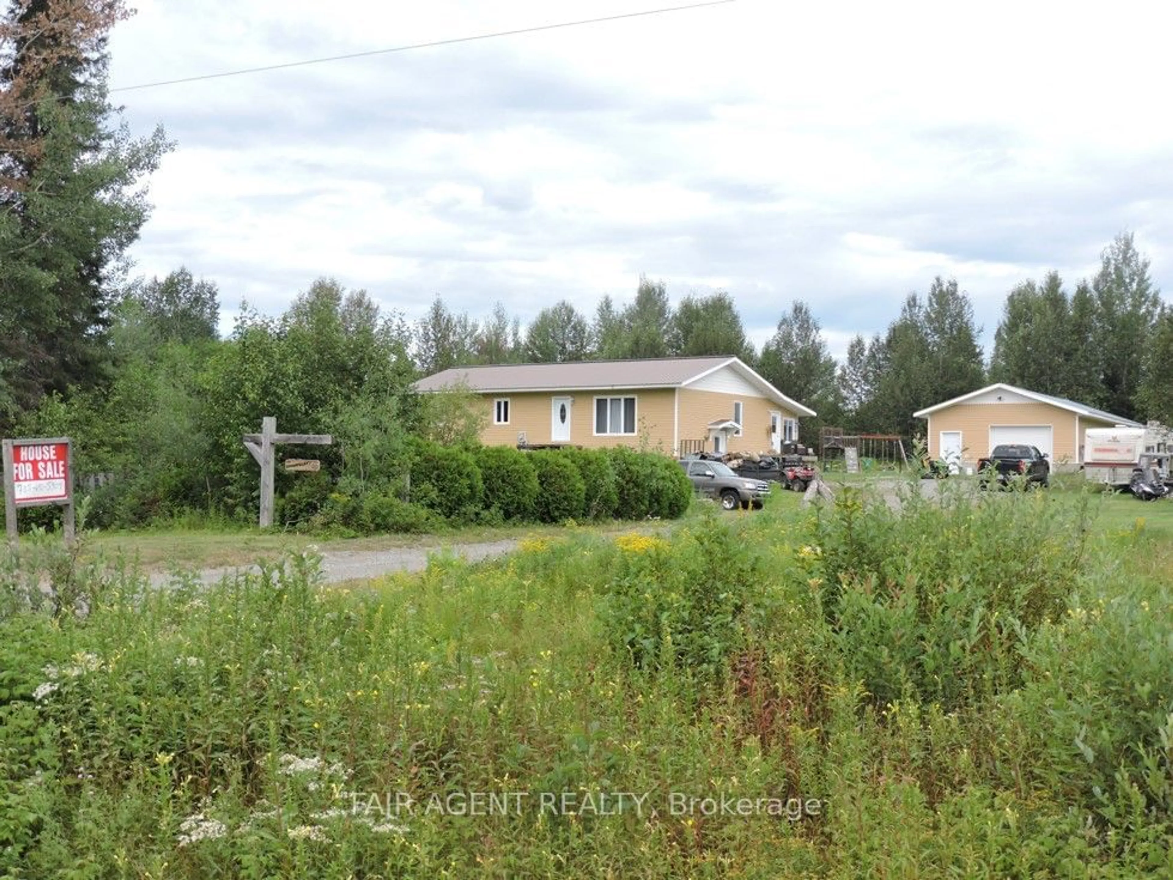 Frontside or backside of a home, the street view for 20232 HWY 66 East N/A, Kirkland Lake Ontario P0K 1L0