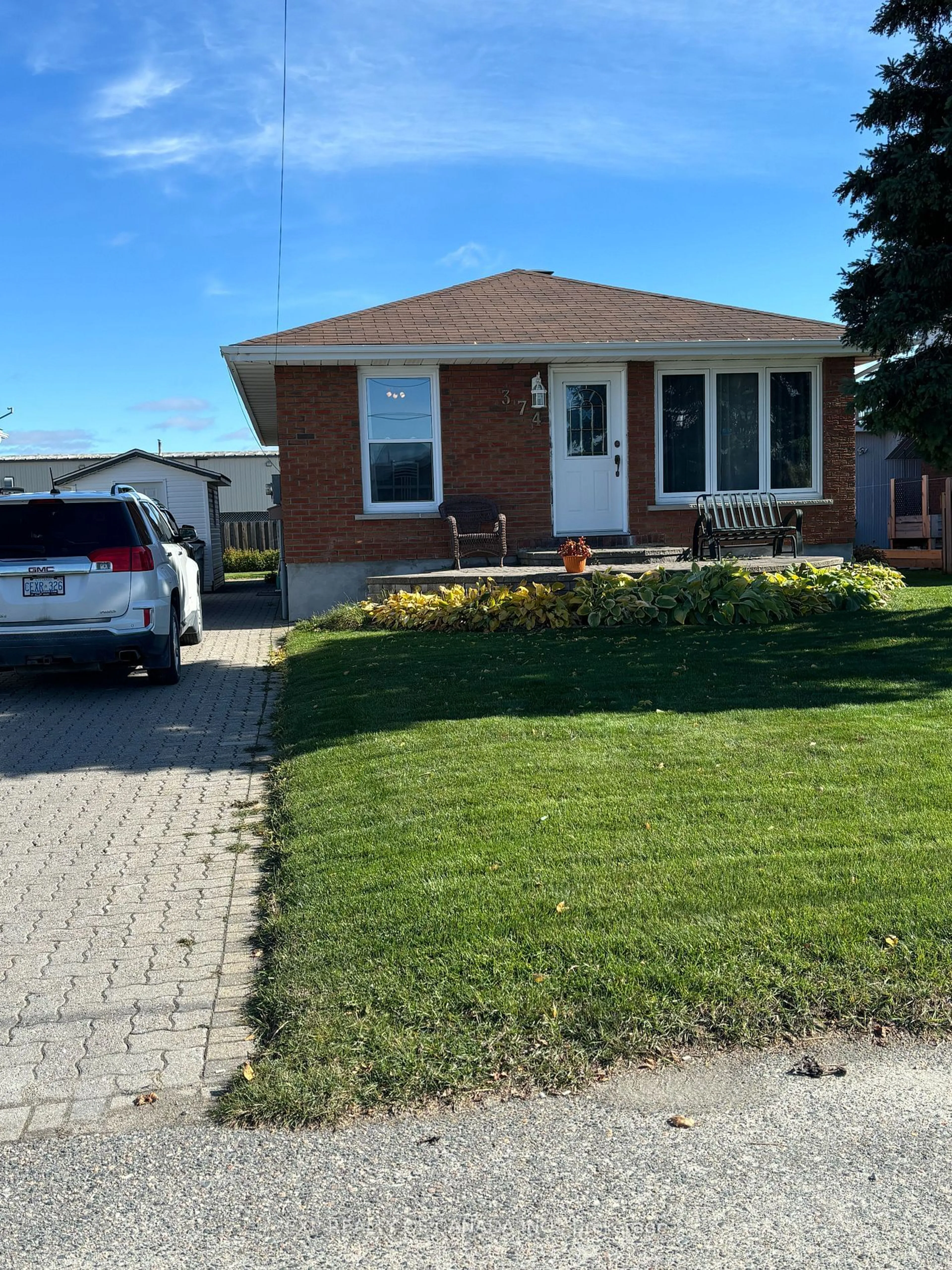 Frontside or backside of a home, the street view for 374 Center St, Timmins Ontario P4N 7M4