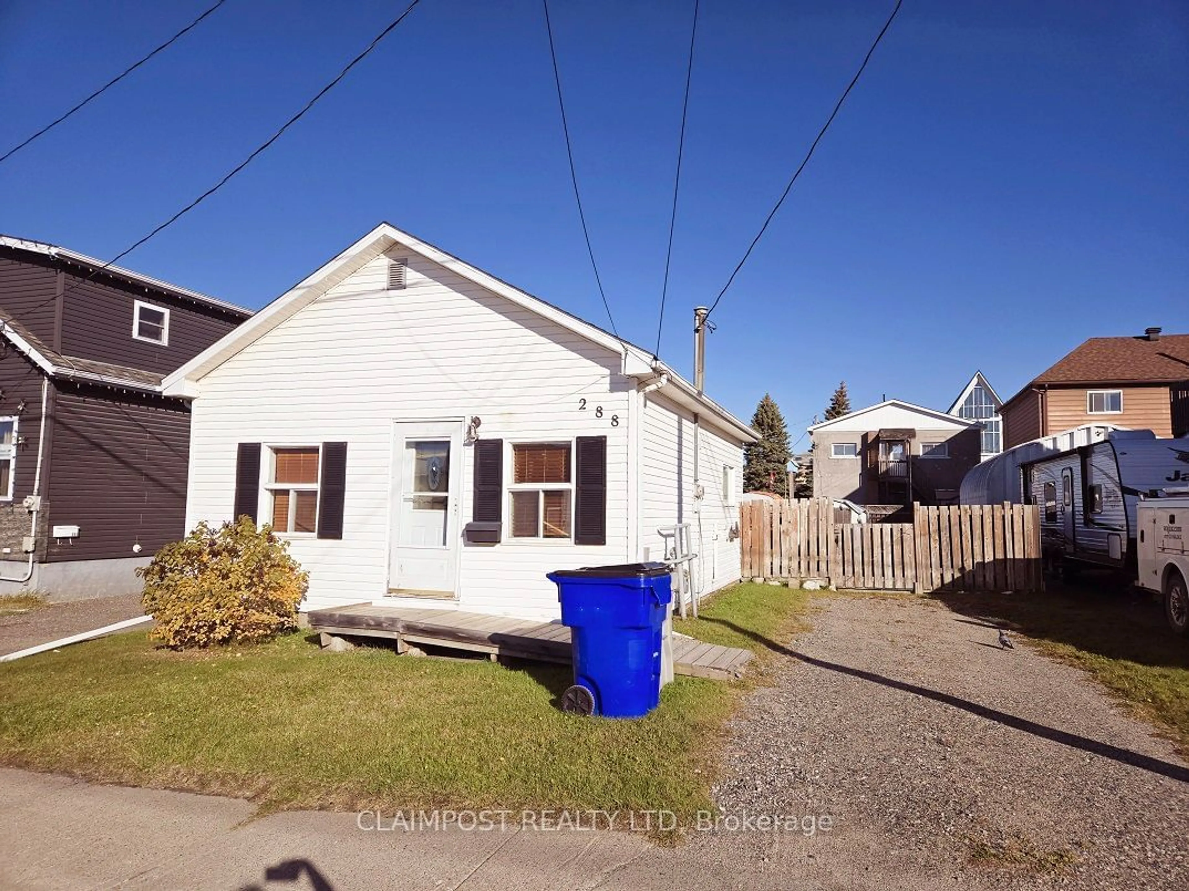 Frontside or backside of a home, the street view for 288 Bannerman Ave, Timmins Ontario P4N 2Z2