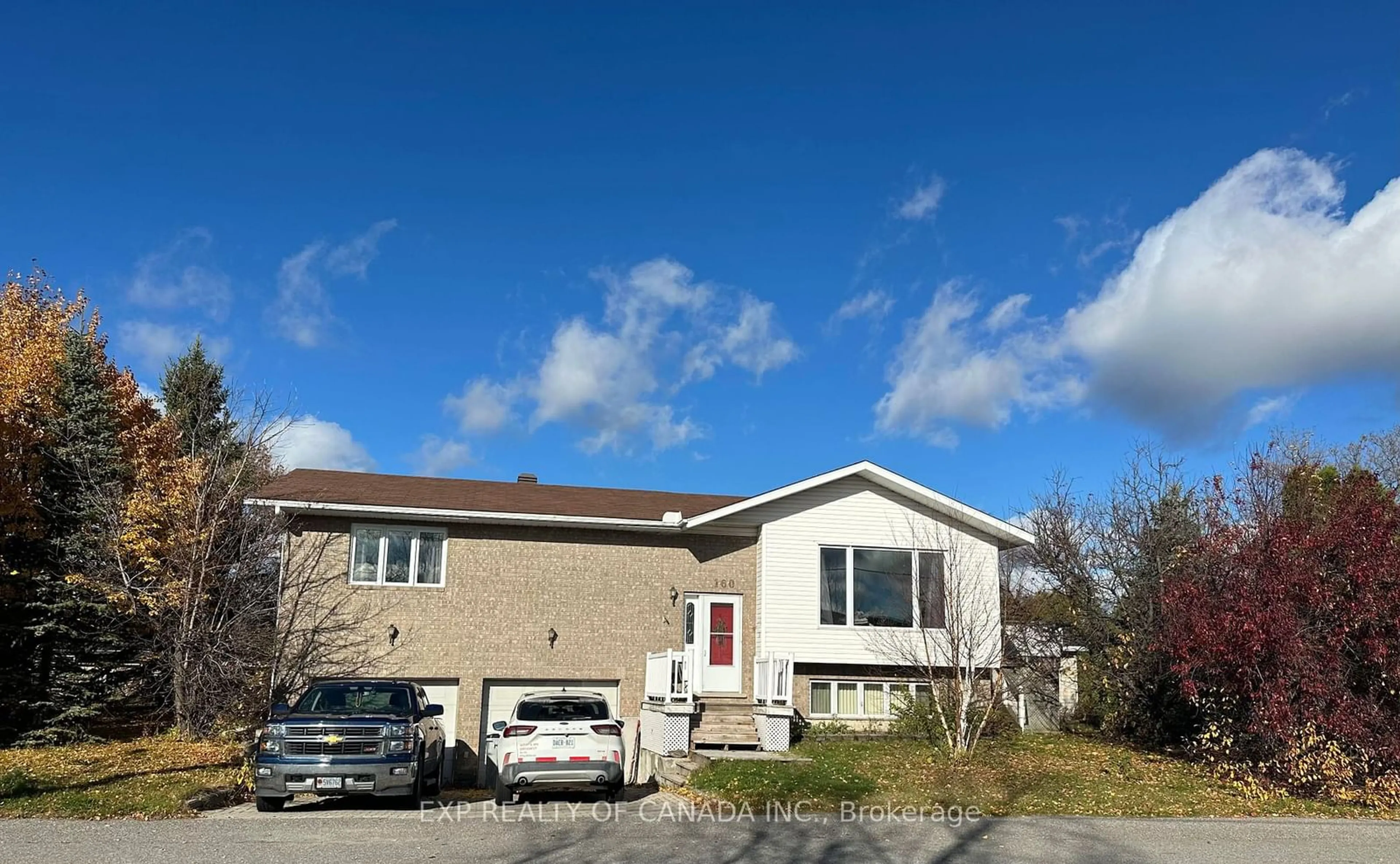 A pic from exterior of the house or condo, the street view for 160 Dome Ave, Timmins Ontario P0N 1H0