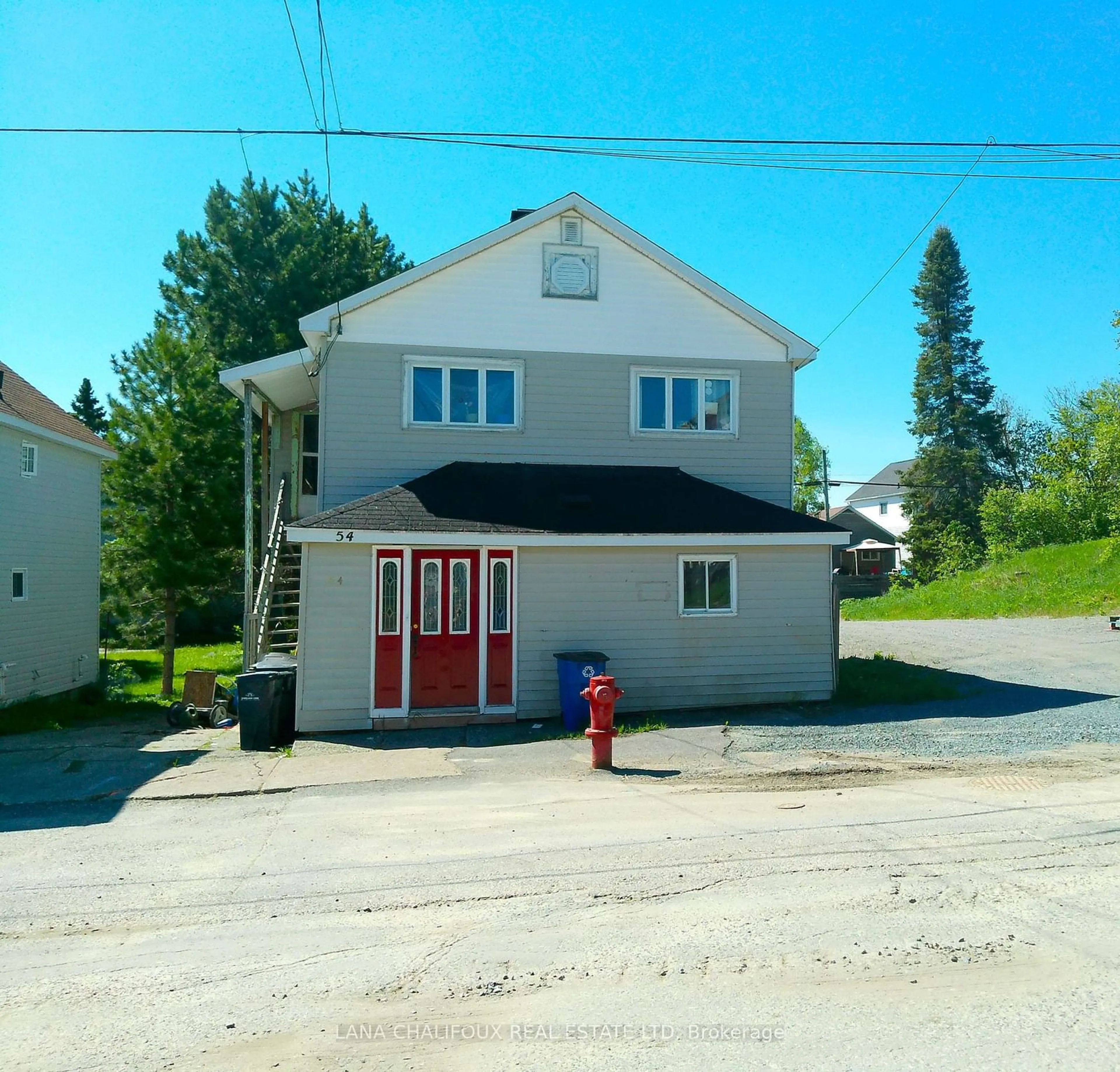 Frontside or backside of a home, the front or back of building for 28 King St, Kirkland Lake Ontario P2N 2P5