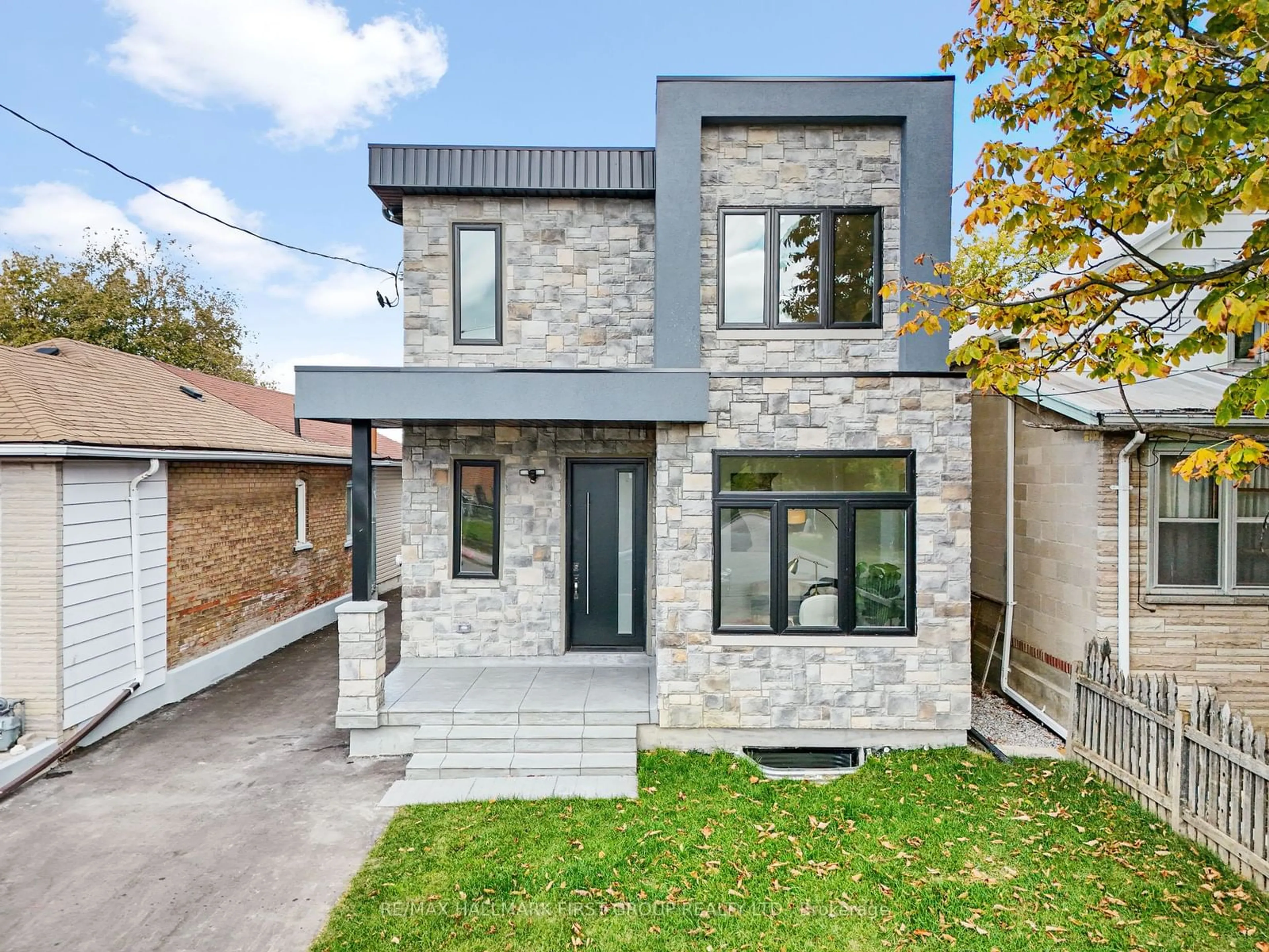 Home with brick exterior material for 27 Brownville Ave, Toronto Ontario M6N 4L2