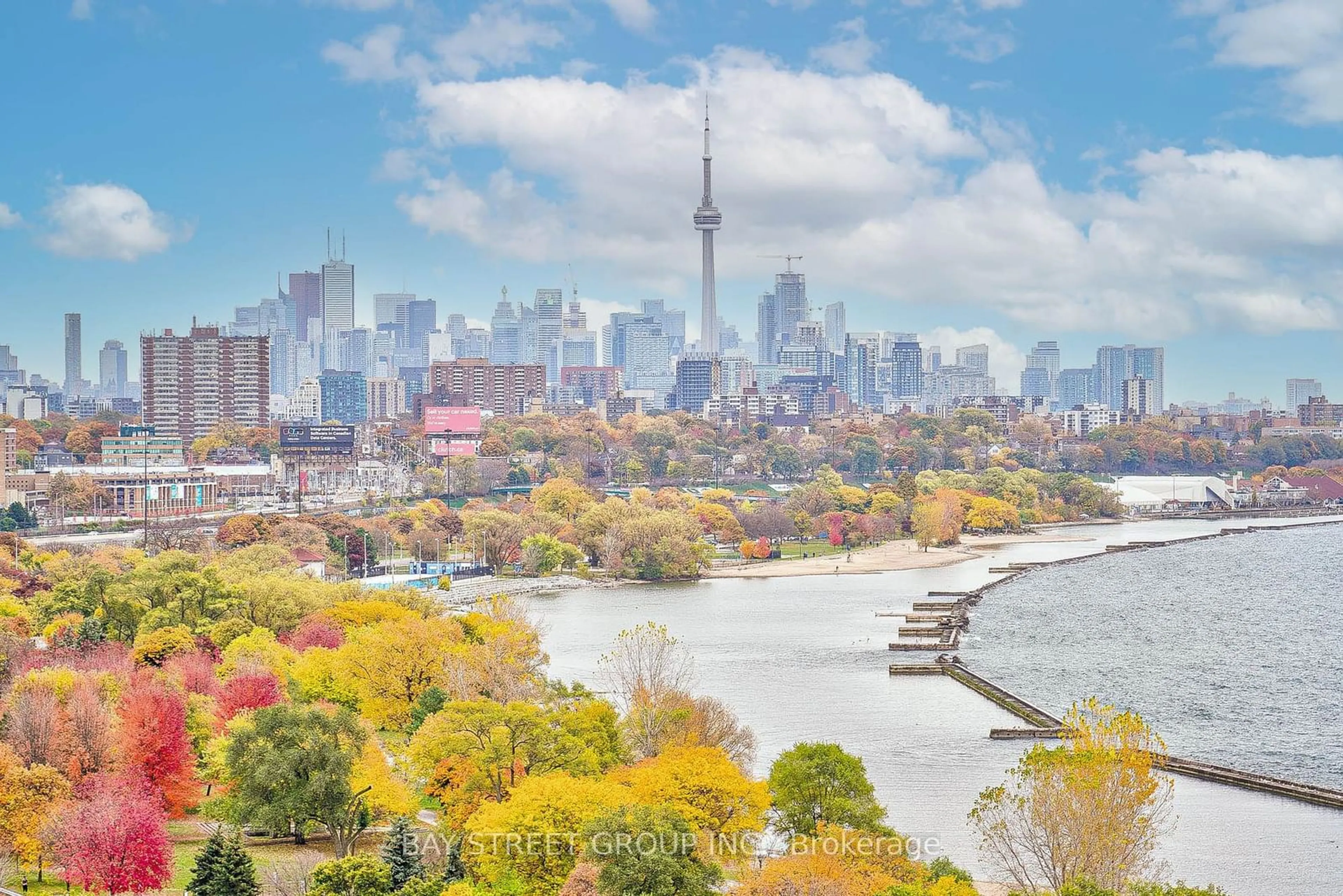 A pic from exterior of the house or condo, the view of lake or river for 1926 Lakeshore Blvd #1809, Toronto Ontario M5S 0B1